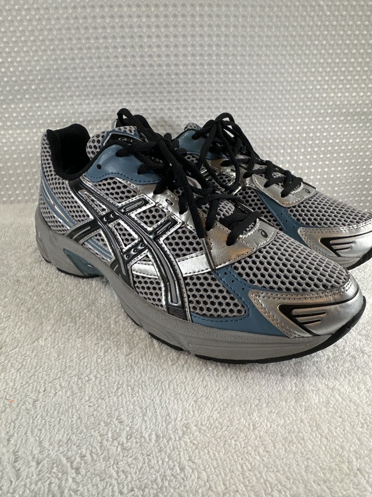 Asics ASICS Gel-1130 Black Blue Silver Shoes Size US 9 / EU 42 - 1 Thumbnail