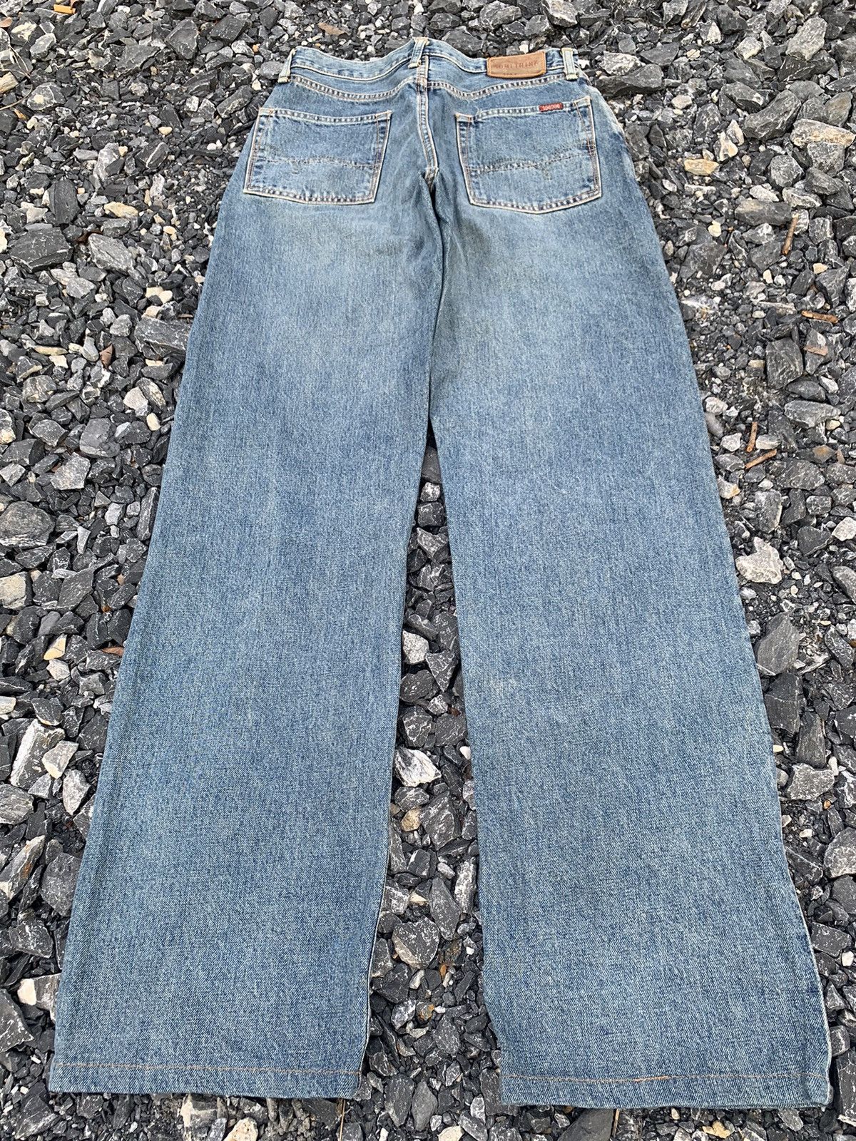 Kapital VINTAGE SOMETHING EDWIN 505Z SELVEDGE BAGGY DISTRESSED DENIM Size US 28 / EU 44 - 4 Thumbnail