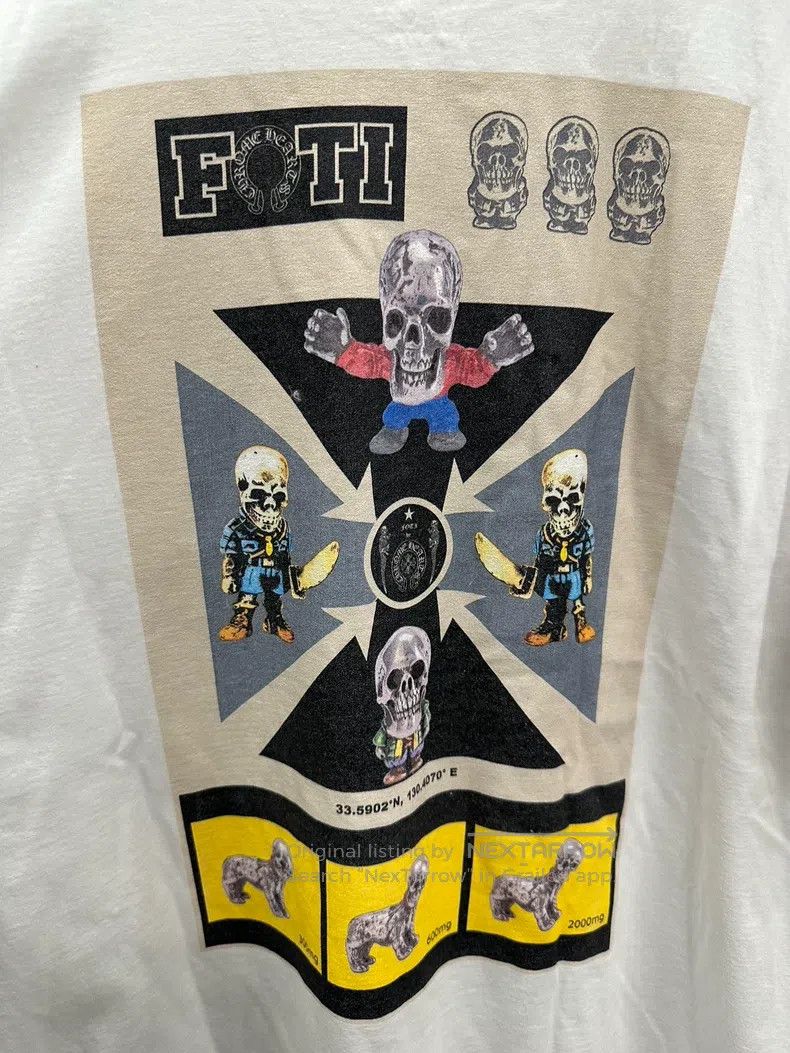 Chrome Hearts CHROME HEARTS Size XXL Foti family white long sleeves Size US XXL / EU 58 / 5 - 4 Thumbnail