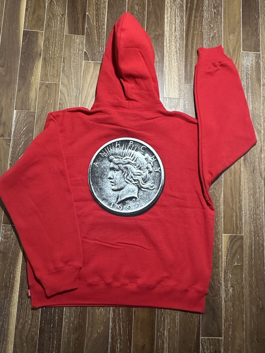 Supreme Anarchy Red Hoodie L