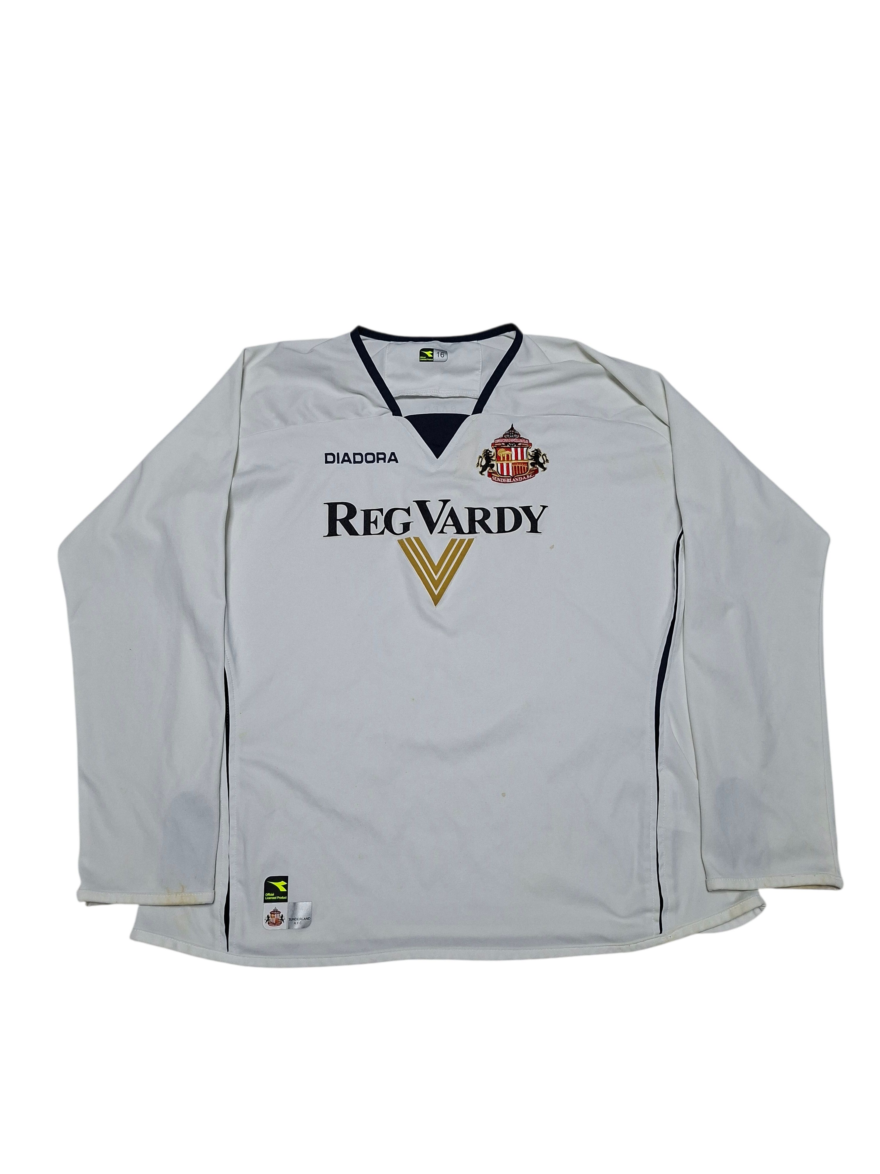 Diadora SUNDERLAND DIADORA VINTAGE 2004/2005 LONG SOCCER JERSEY Size US S / EU 44-46 / 1 - 1 Thumbnail