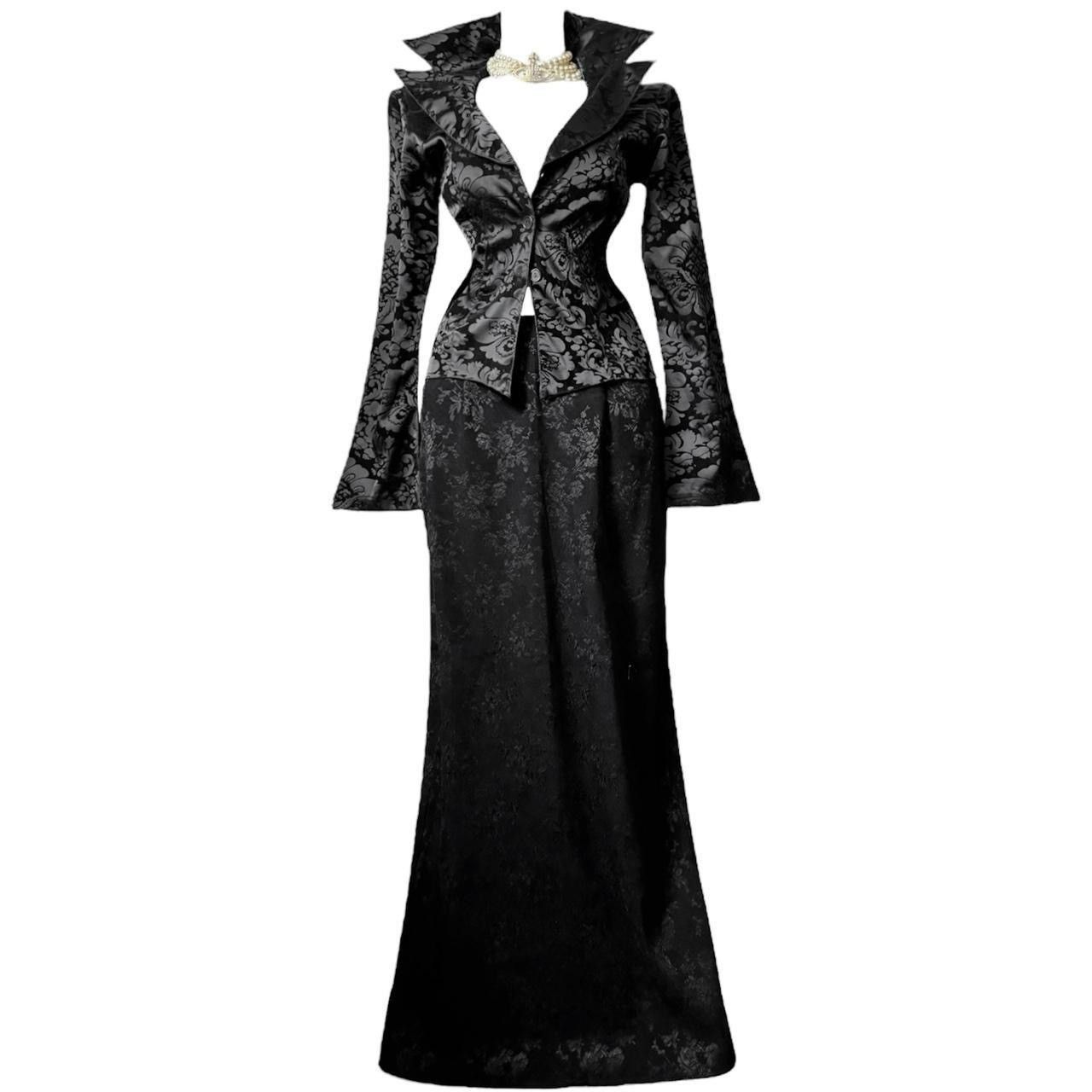 Vintage Gorgeous gothic avant - garde Victorian set suit Size S / US 4 / IT 40 - 1 Thumbnail