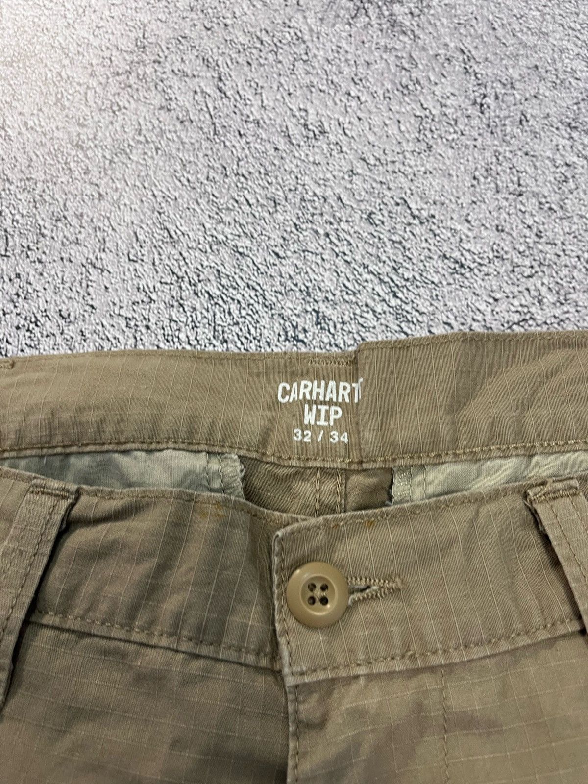 Carhartt Carhartt Wip Men’s Pants Cargo Slim Lear Pant Beige Brown Size US 32 / EU 48 - 6 Thumbnail