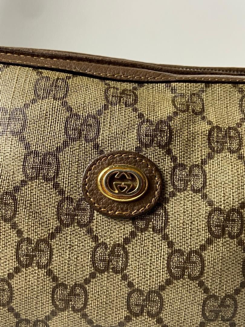 Gucci Vintage GG Supreme Gucci Canvas Pouch (201) Size ONE SIZE - 5 Thumbnail