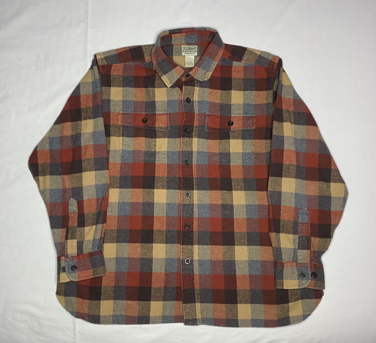 L.L. Bean LL Bean Flannel Shirt XL Traditional Fit Chamois Plaid Size US XL / EU 56 / 4 - 1 Thumbnail