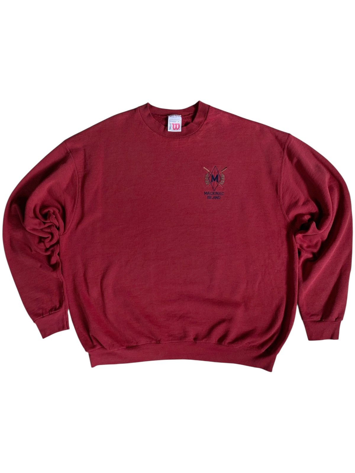 Wilson VINTAGE 90s WILSON MACKINAC ISLAND CREWNECK Size US XXL / EU 58 / 5 - 1 Thumbnail