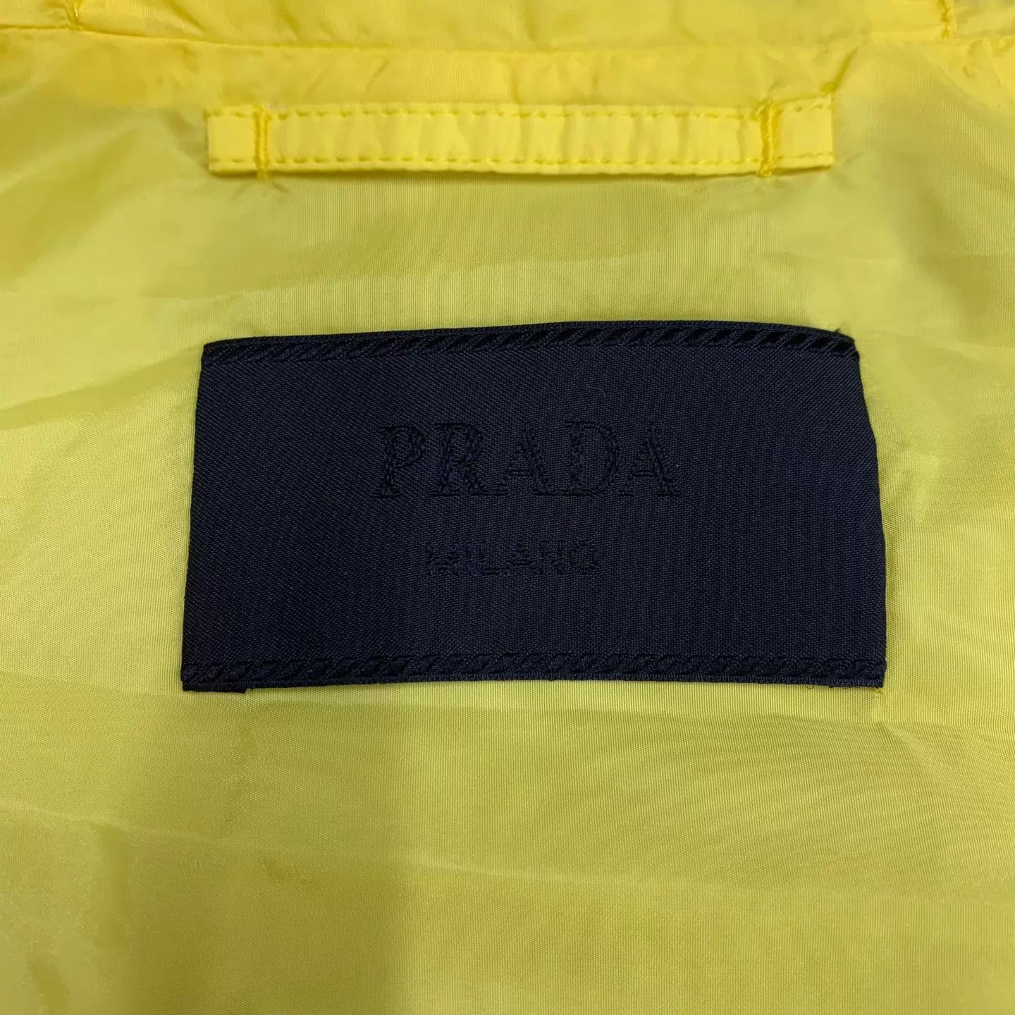Prada Prada Yellow Triangle Nylon Shell Jacket 54 Size US L / EU 52-54 / 3 - 4 Thumbnail