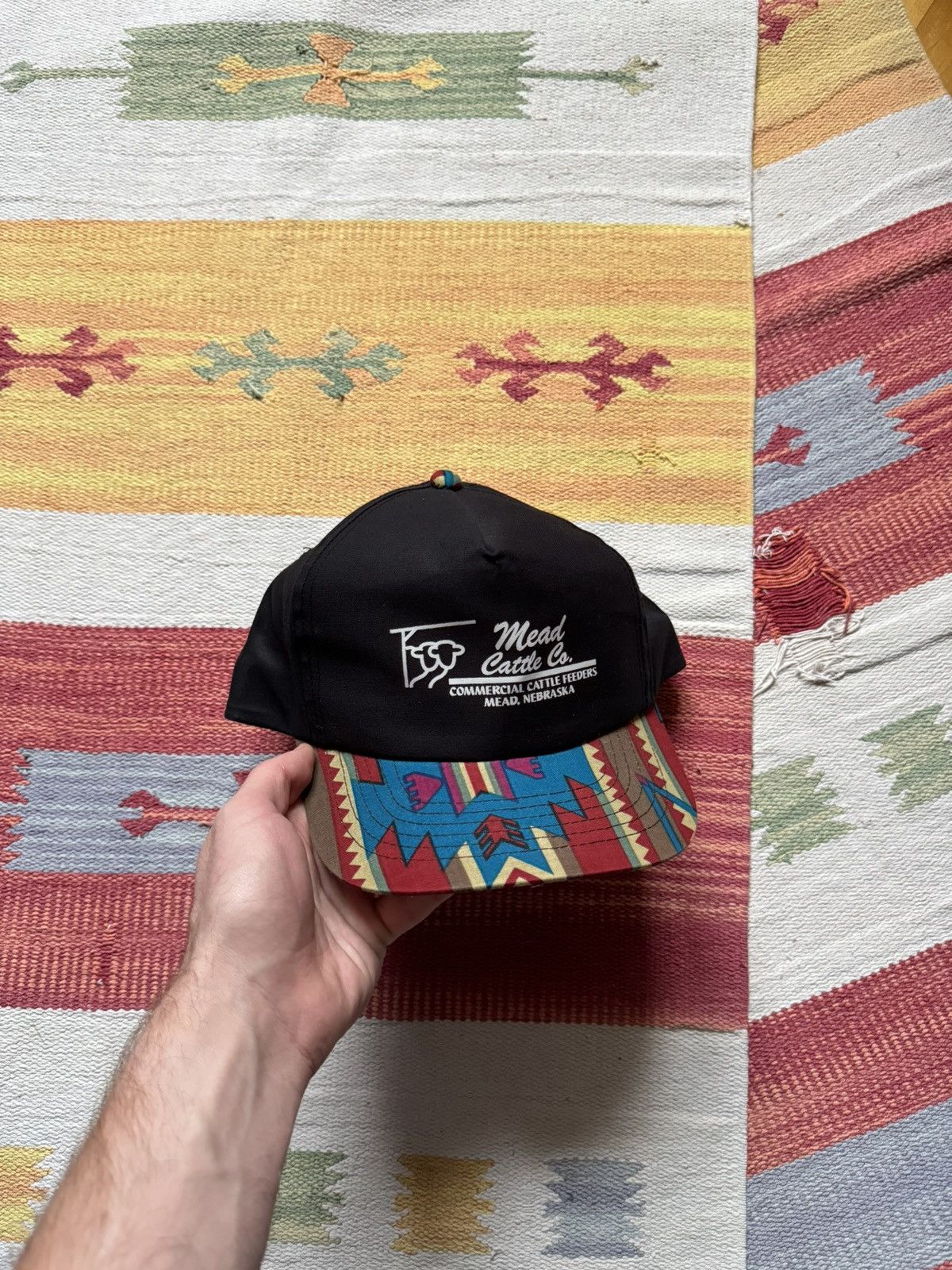 Vintage Vintage Mead Cattle Co Mead Nebraska USA Hat Size ONE SIZE - 3 Thumbnail