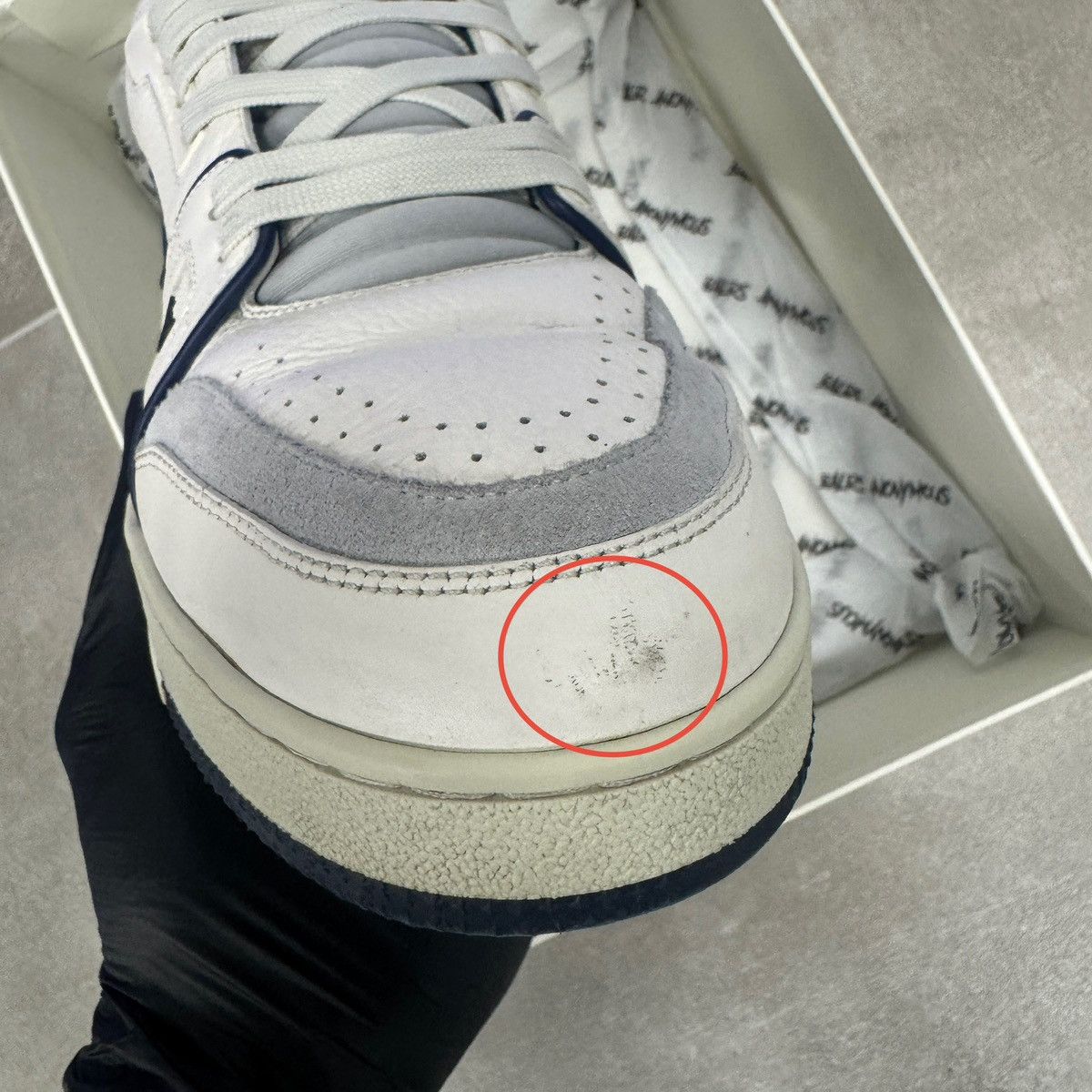 Louis Vuitton Louis Vuitton 1ABFAF #54 Trainers Marine White RRP £995 Size US 9 / EU 42 - 7 Thumbnail