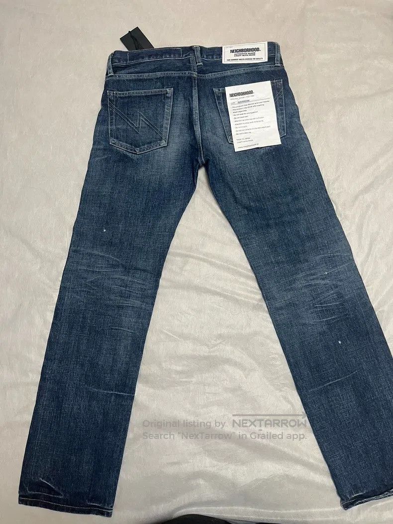 Neighborhood Neighborhood size M Blue Basic Washed Denim Pants Size US 27 - 2 Thumbnail