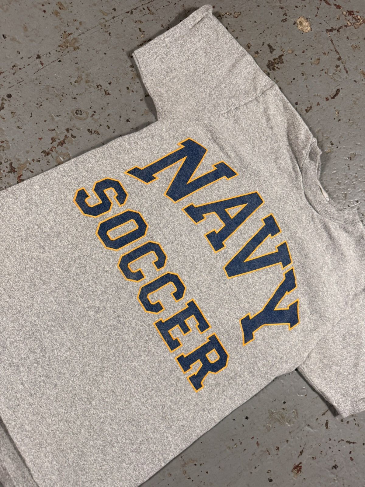 B.U.M Equipment × NAVYBOOT × Vintage Vintage American Navy Soccer Team Tee // Baby Tee Size US S / EU 44-46 / 1 - 2 Thumbnail