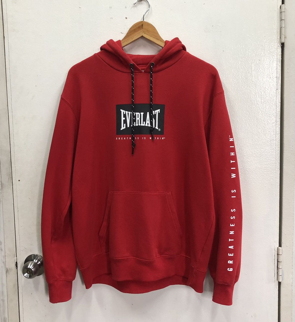 Everlast EVERLAST NYC Sweatshirt Hoodie With Logo Print Red Size US L / EU 52-54 / 3 - 7 Thumbnail