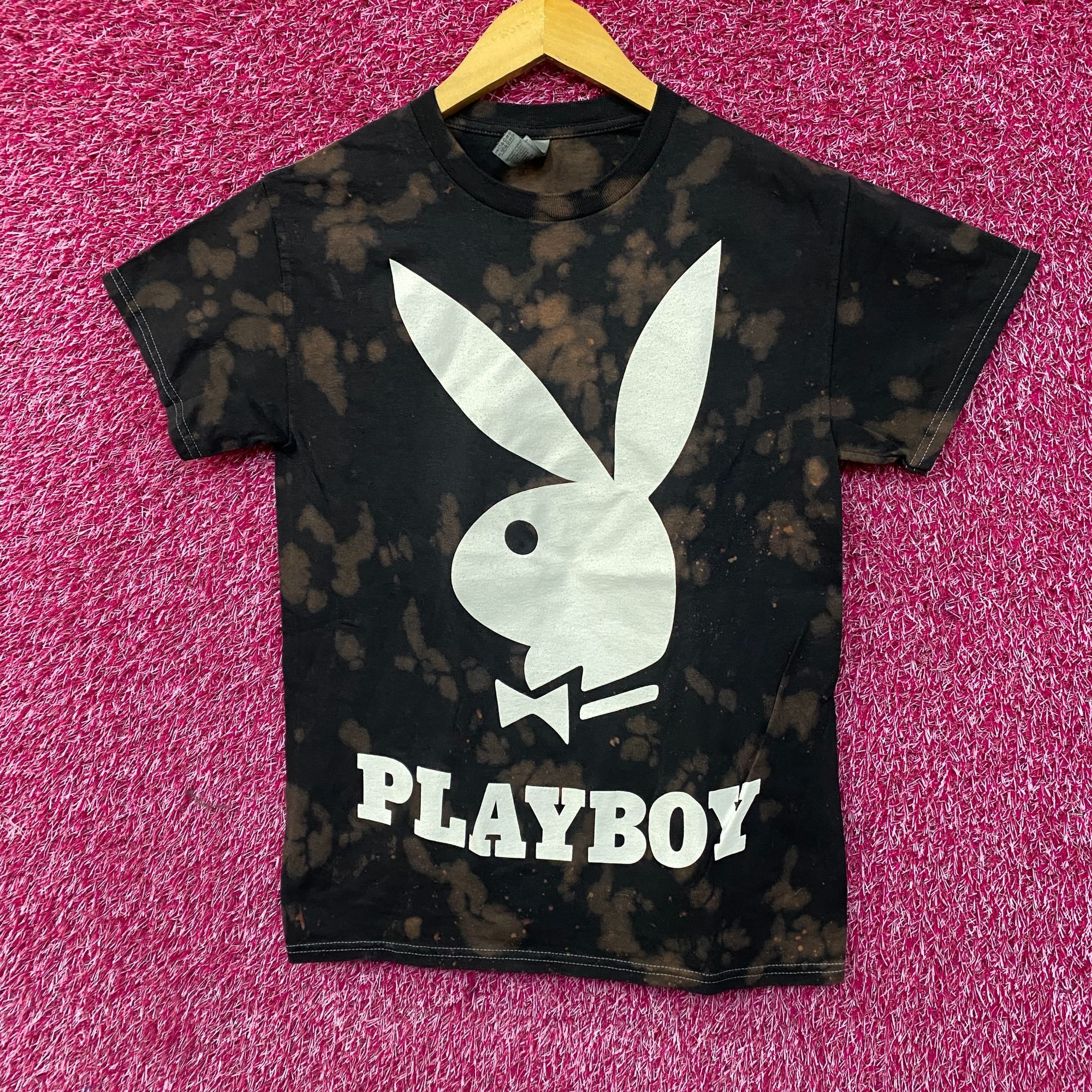 Playboy Playboy Bleach Tie-Dye Graphic T-Shirt Small Size US S / EU 44-46 / 1 - 1 Thumbnail