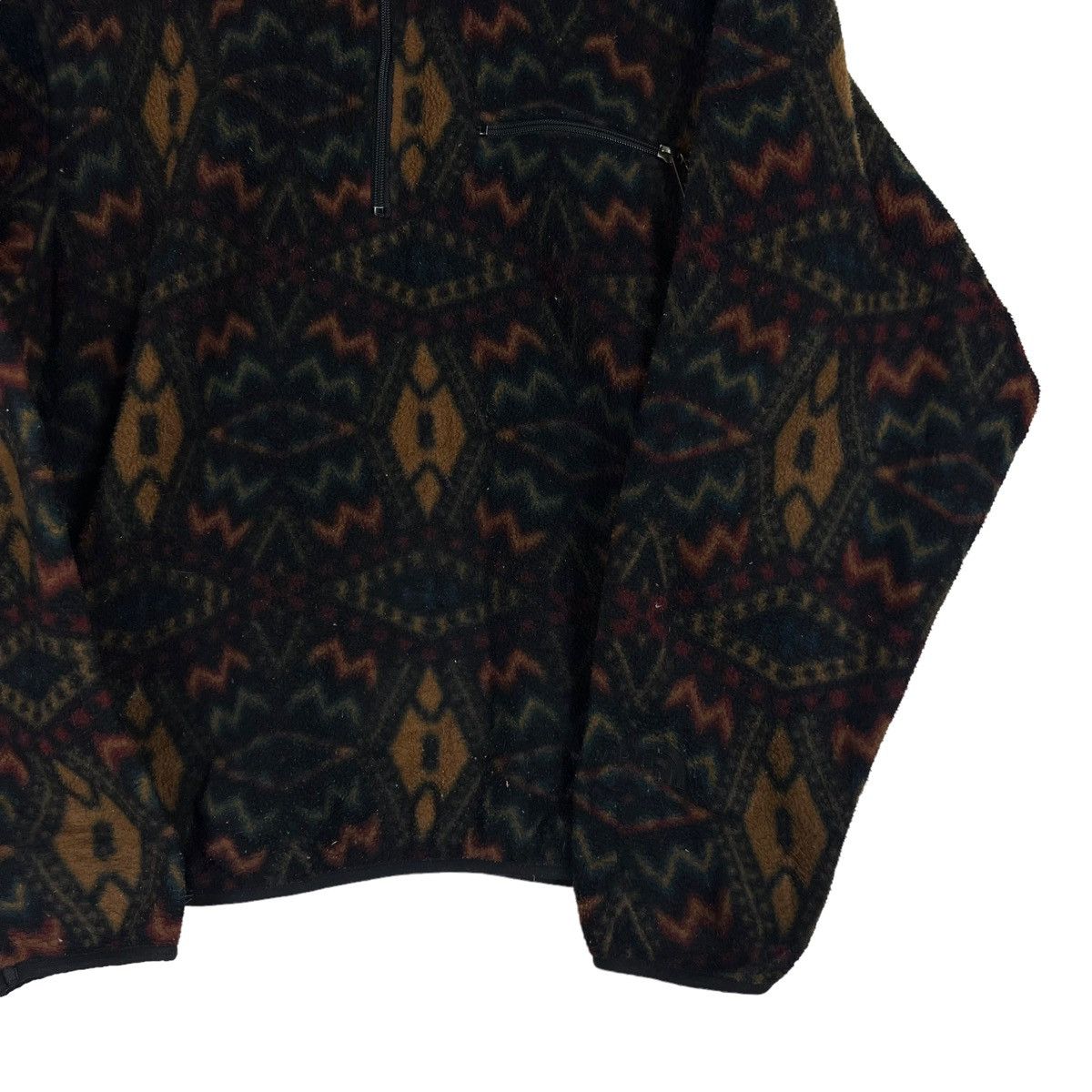 The North Face 🔥90’s Vintage The North Face Navajo Aztec Design Fleece Size US L / EU 52-54 / 3 - 6 Thumbnail
