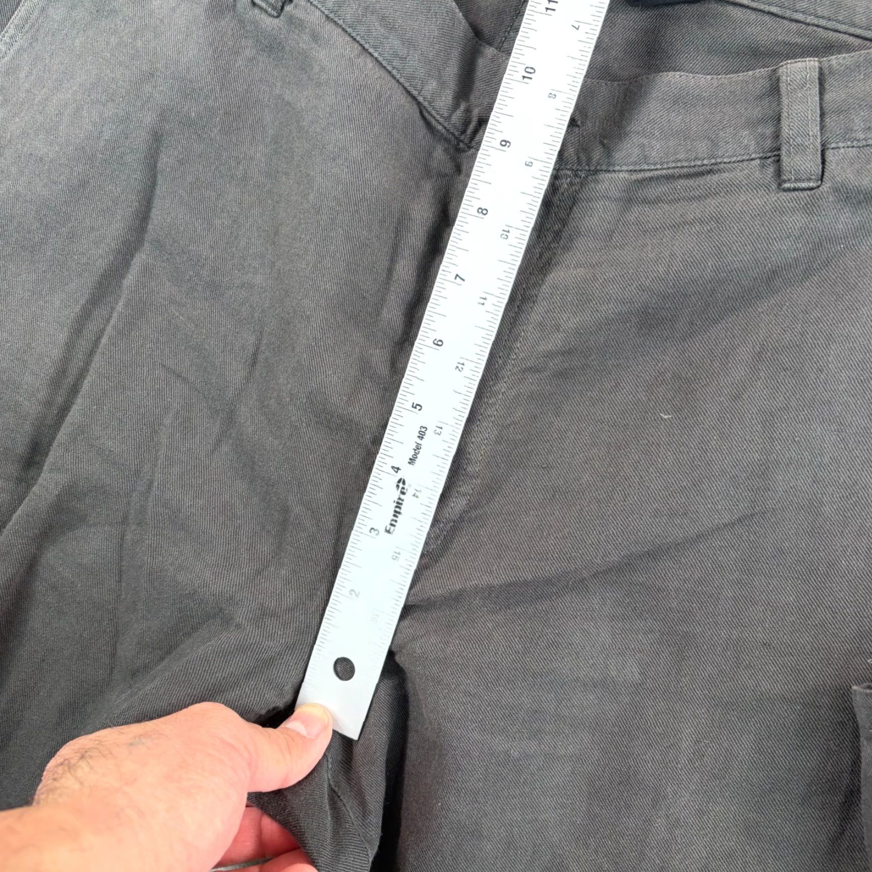John Varvatos John Varvatos Collection Pants Men 36x34 Grey Linen Blend Dress Pants Regular Straight Modern City Rock Men 36 Regular Gray Size US 36 / EU 52 - 6 Thumbnail