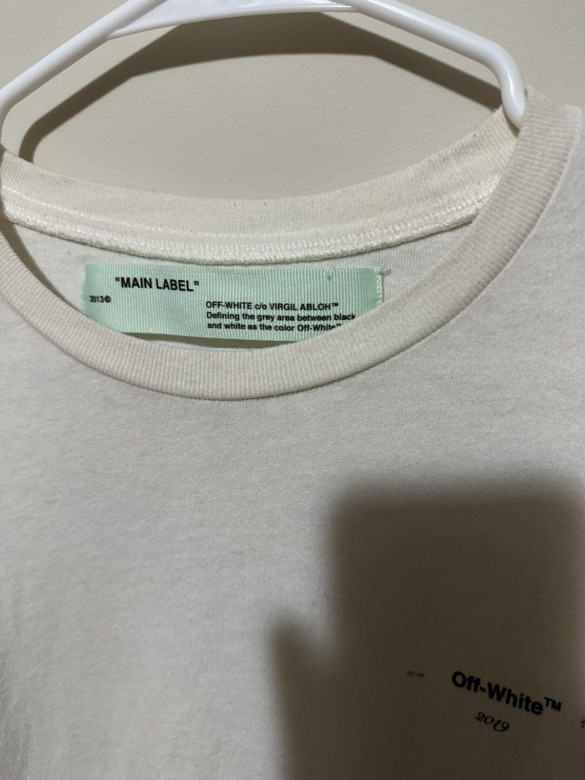 Off-White OFF-WHITE Long Sleeve Monet Diag Arrow Tee XXL Size US XXL / EU 58 / 5 - 2 Thumbnail