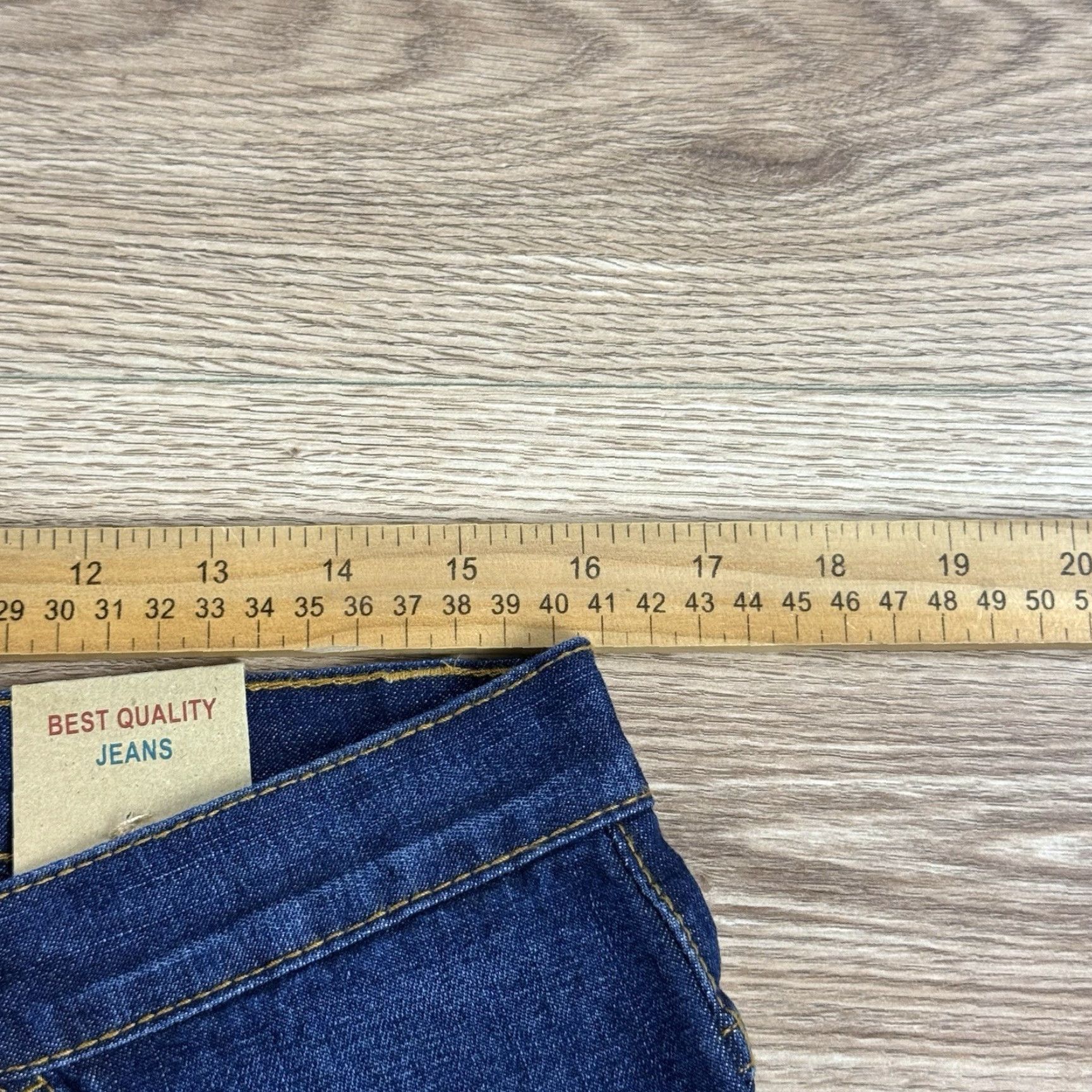 Vintage VINTAGE Paris Angel Denim Shorts Bermuda Women 14 High Rise Blue Embroidered Pockets 6in Inseam Ladies Size 36" / US 14 / IT 50 - 5 Thumbnail