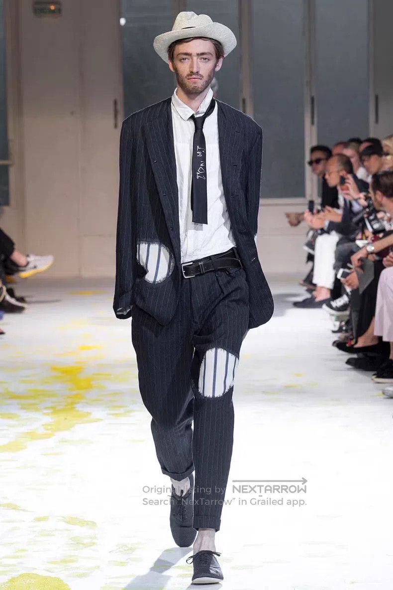 Yohji Yamamoto YOHJI YAMAMOTO Multi-Piece Patchwork White Shirt Size US L / EU 52-54 / 3 - 4 Thumbnail