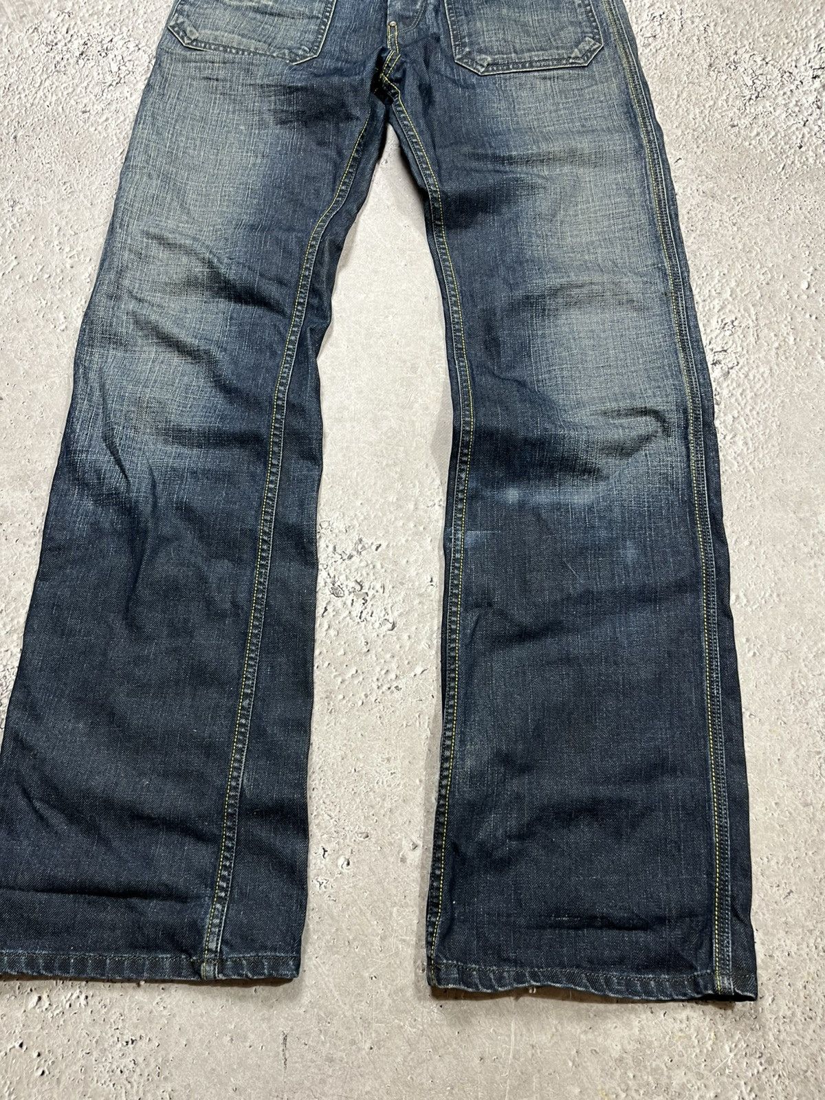 Diesel Diesel Morix Distressed Jeans Blue W27 L32 Size US 27 - 3 Thumbnail