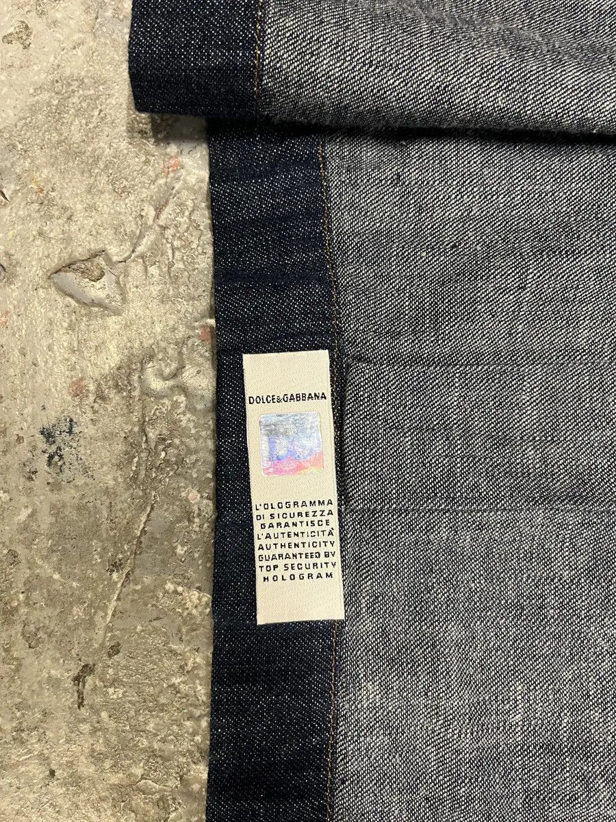 Dolce & Gabbana SS2003 Dolce & Gabbana Cargo Combat Navy Denim Shirt Size US M / EU 48-50 / 2 - 9 Thumbnail