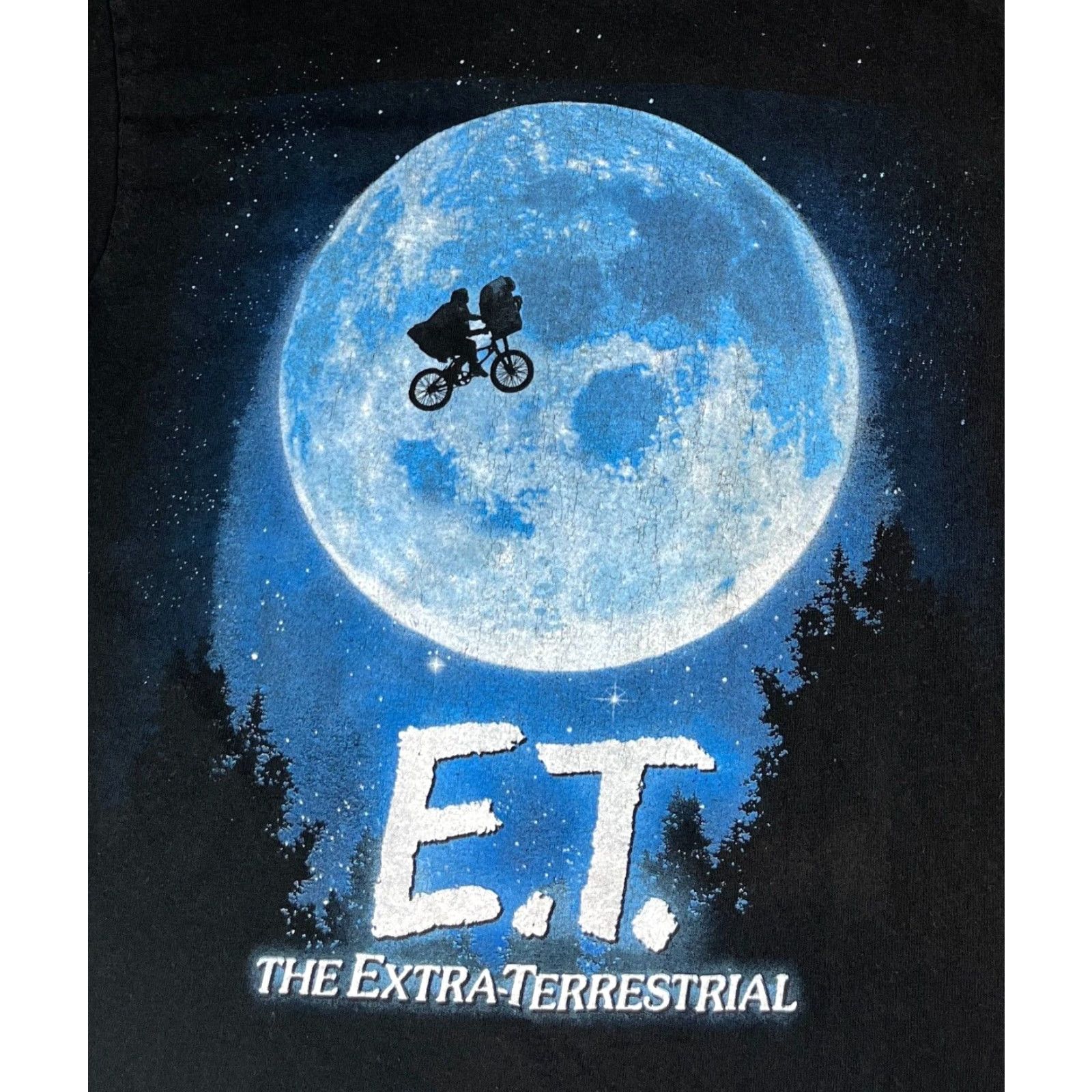 Vintage VINTAGE E.T. The Extra-Terrestrial Graphic T-Shirt Mens Unisex Adults Sz M Black Cotton Crew Neck Short Sleeve Size US M / EU 48-50 / 2 - 3 Thumbnail
