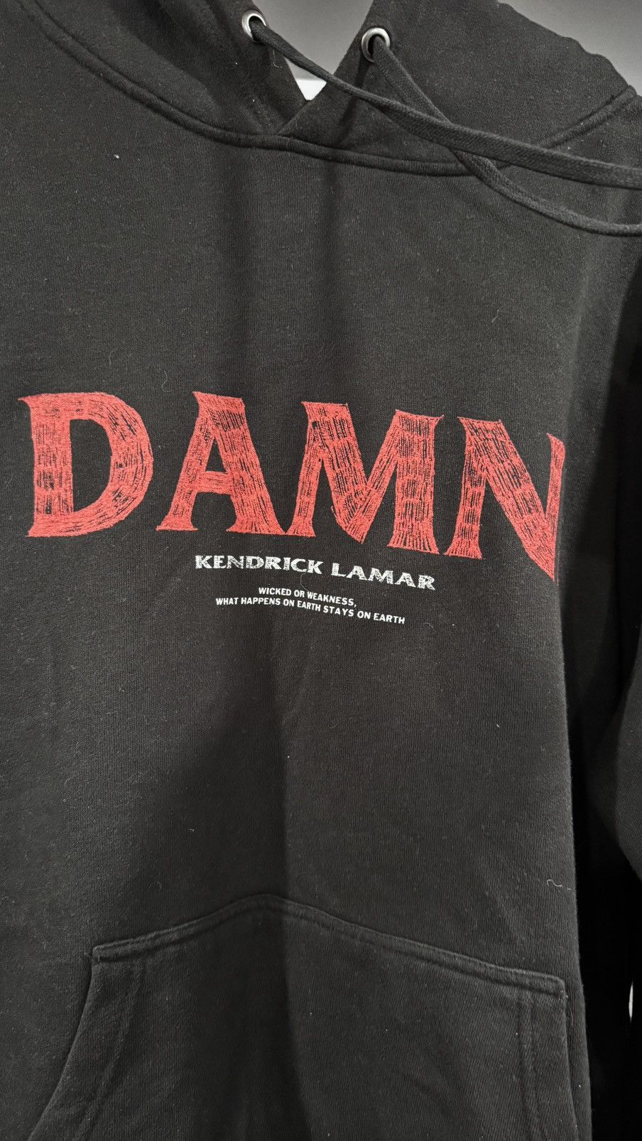 Kendrick Lamar Kendrick Lamar “DAMN.” Hoodie – (TDE) 2017 Tour Merch Size US XL / EU 56 / 4 - 2 Thumbnail