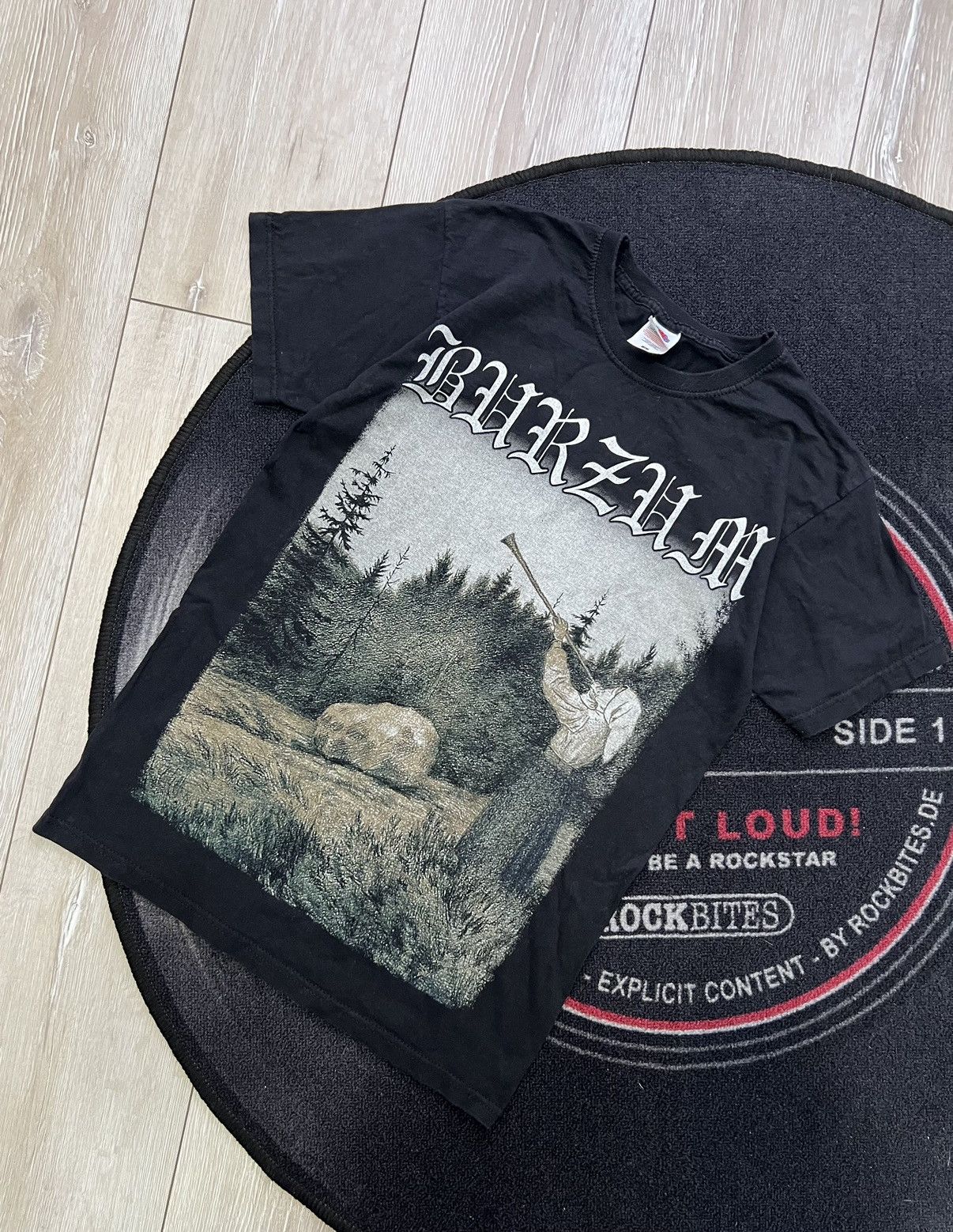 Band Tees × Vintage Burzum Filosofem Black Metal Band Tee Size US S / EU 44-46 / 1 - 1 Thumbnail