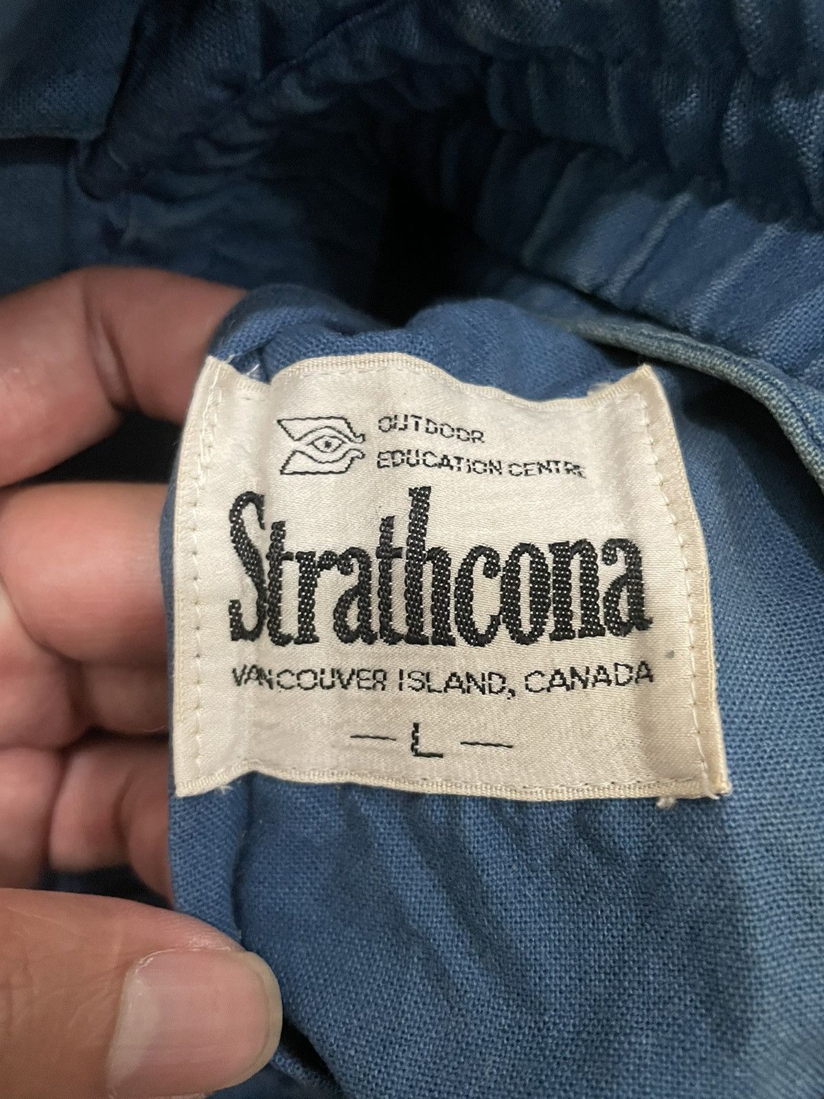 Japanese Brand × Vintage Vintage Work Wear Thrashed Jacket Size US L / EU 52-54 / 3 - 14 Thumbnail