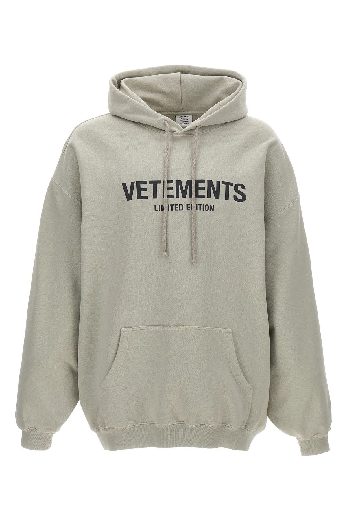 image of Vetements 'limited Edition Logo' Hoodie in Grey, Women's (Size XS)