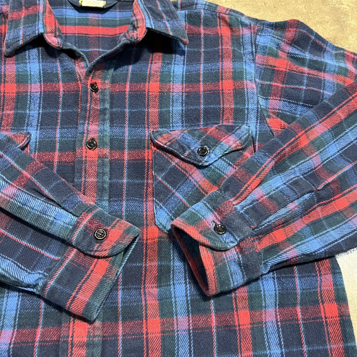 Oshkosh × Vintage Vintage OshKosh BGosh Plaid Flannel Button Up Shirt Western Size US L / EU 52-54 / 3 - 4 Thumbnail