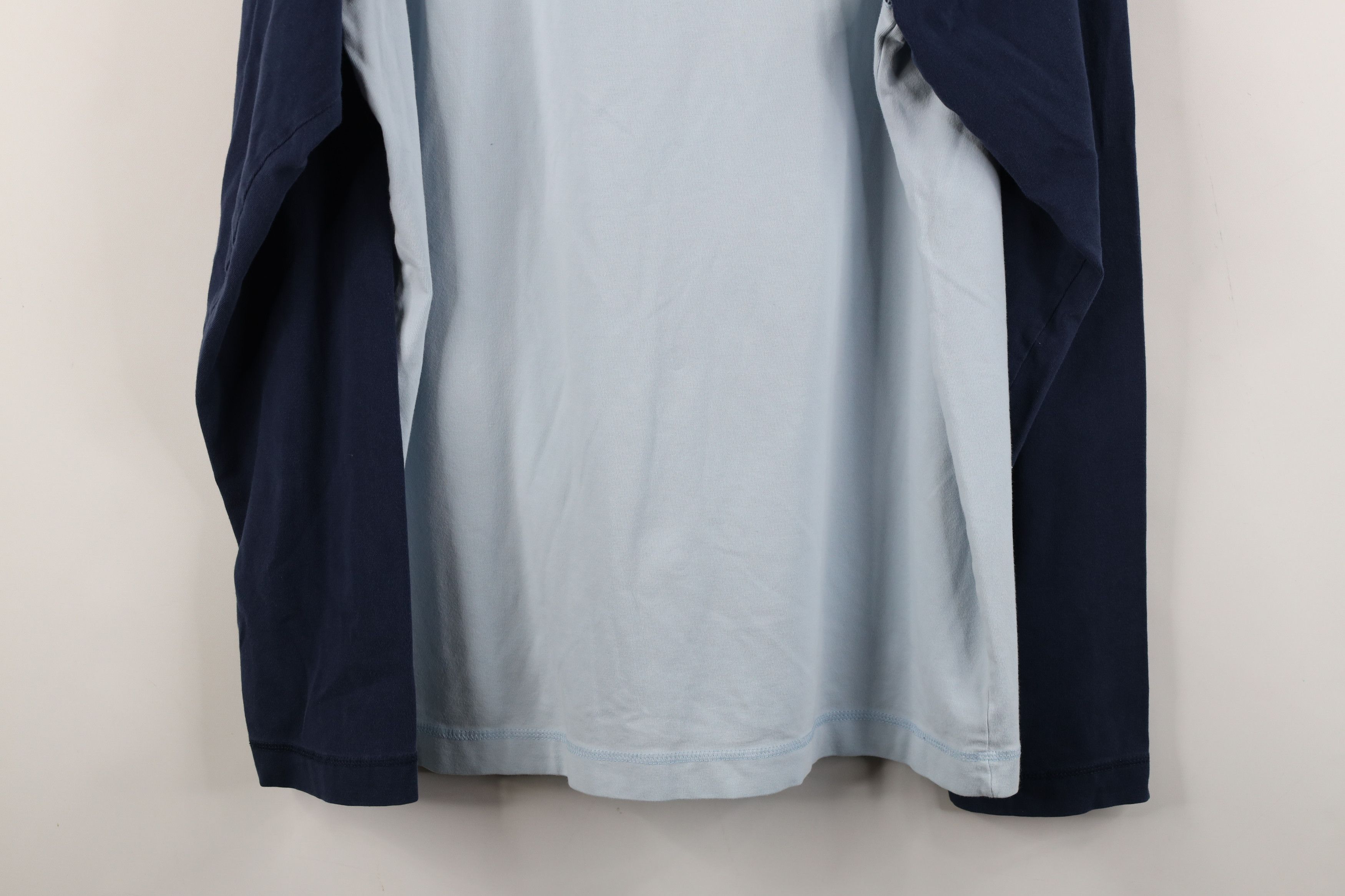 Nike Vintage 90s Y2K Nike Mini Swoosh Mock Neck Raglan T-Shirt Size US L / EU 52-54 / 3 - 15 Thumbnail