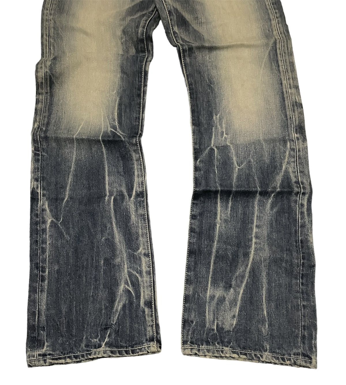 Tornado Mart Japanese Brand Vanquish Faded Denim Pants Size US 33 - 3 Thumbnail