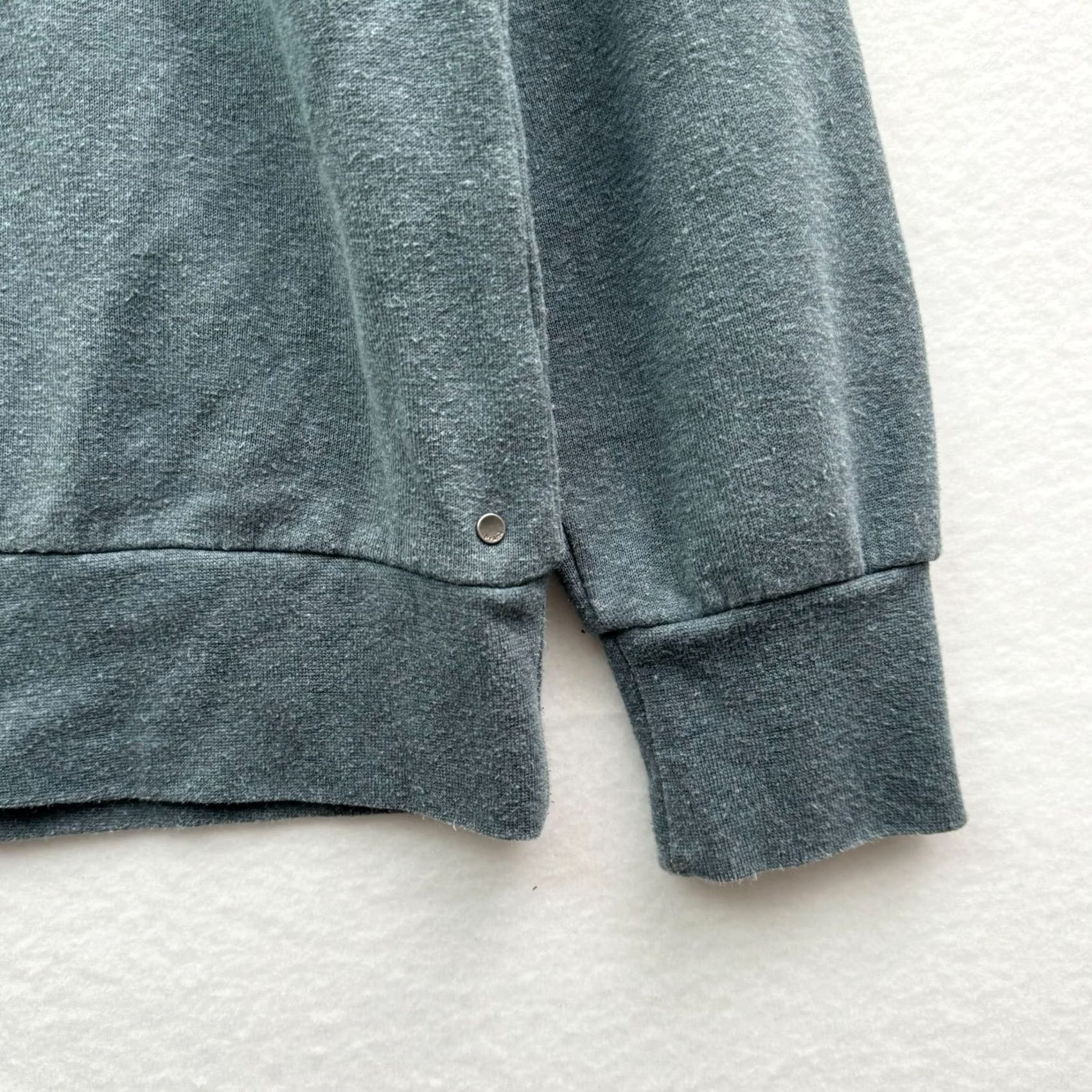 Prana VINTAGE PrAna Medium Blue Hemp Blend Sweater Sweatshirt Outdoors Cozy Sustainable Mens M Crew Neck Pullover Blue Hemp Sweater M Mens Size US M / EU 48-50 / 2 - 3 Thumbnail