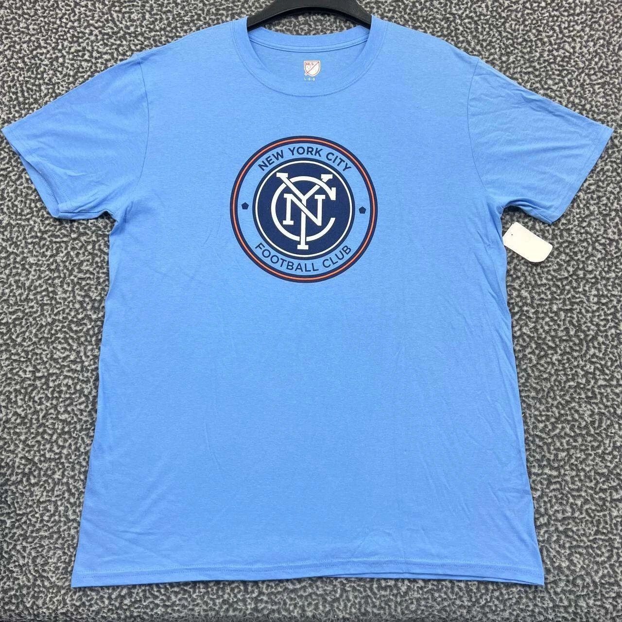 Other New York City FC Shirt Men Short Sleeve Crew Neck Cotton L Size US L / EU 52-54 / 3 - 1 Thumbnail