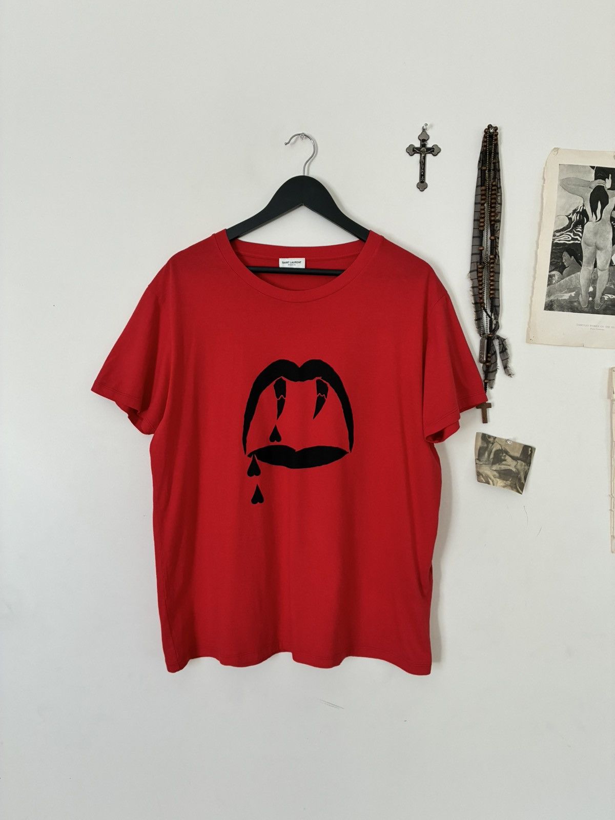 Saint Laurent Paris Saint Laurent Blood Luster Tee | Grailed