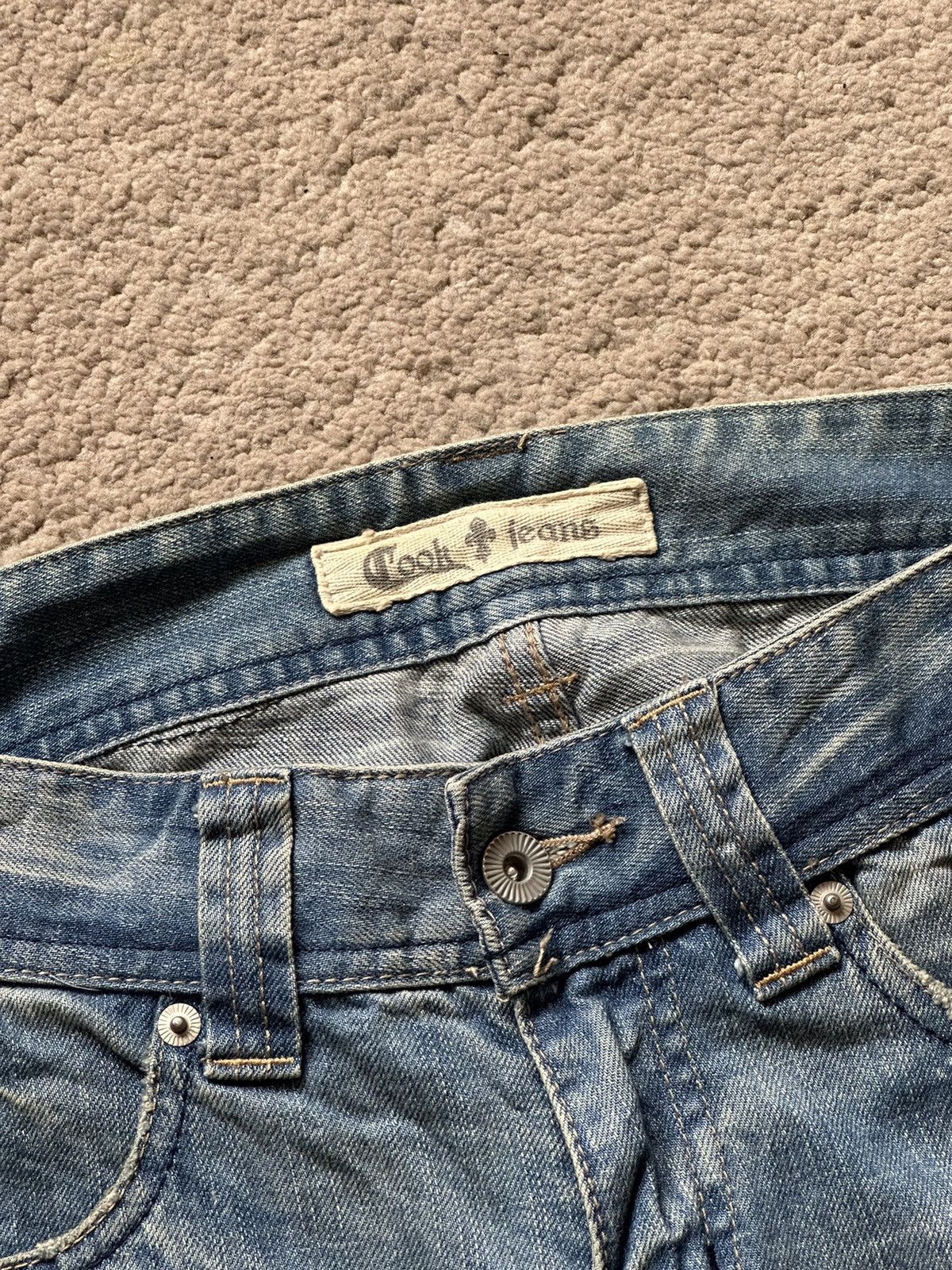Cook Jeans 2000s Cook Jeans Washed Flare Jeans / Bootcut Jeans Size US 29 - 7 Thumbnail