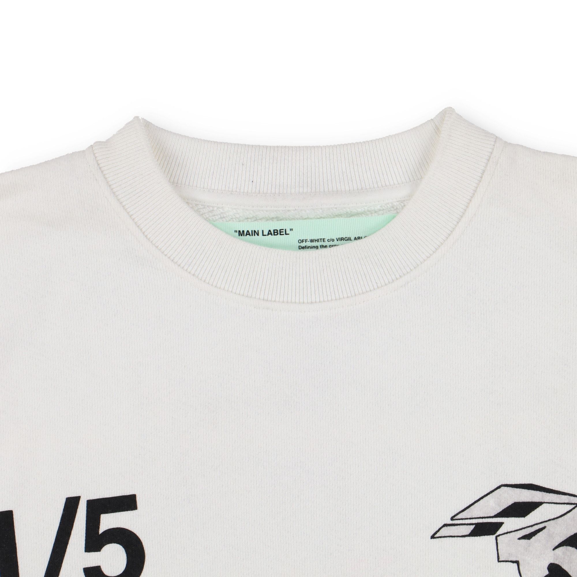 Off-White White Dondi Demon Graffiti Logo Oversized Sweatshirt Size US M / EU 48-50 / 2 - 8 Thumbnail