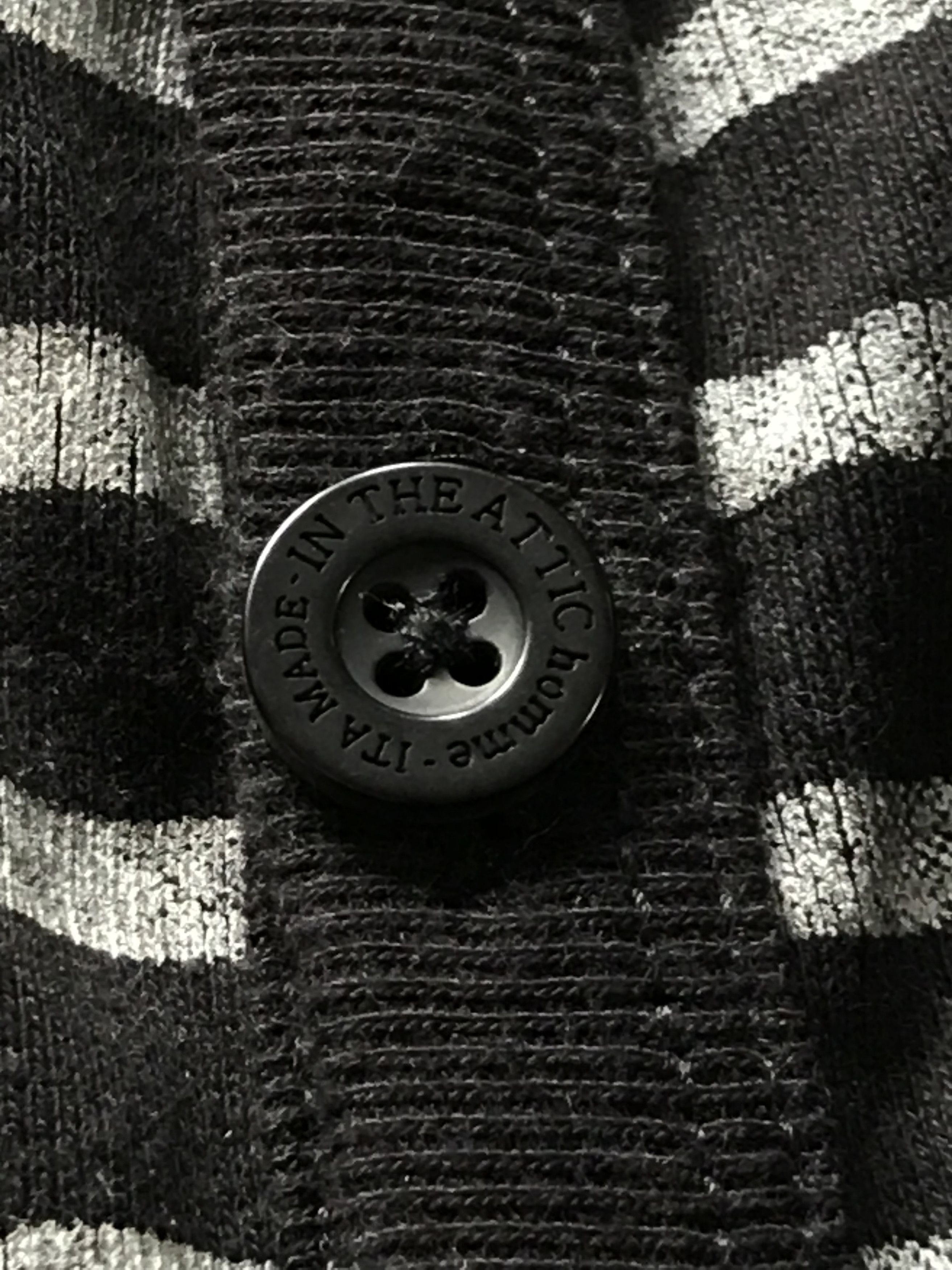 In The Attic In The Attic Homme Striped Grunge Cardigan Size US L / EU 52-54 / 3 - 5 Thumbnail