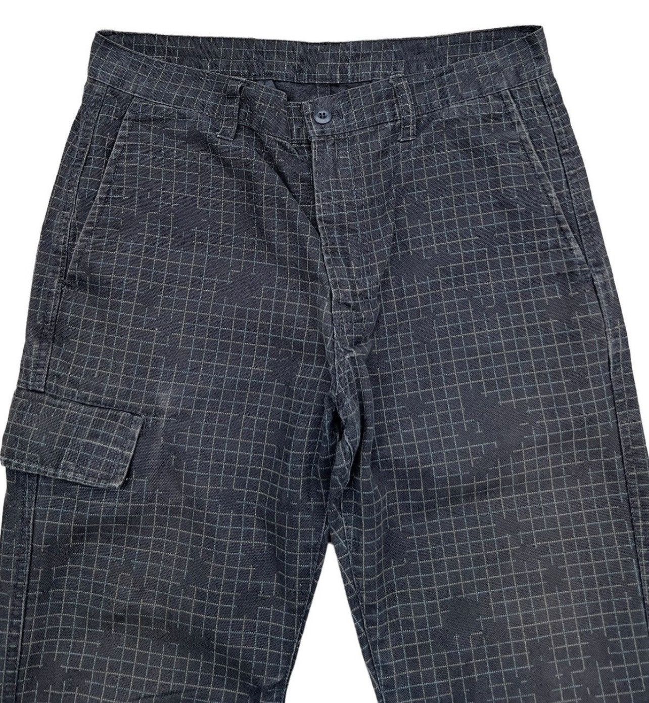 PPFM PPFM Japan Checkered Multipocket Black Pants 30x30.5 Size US 30 / EU 46 - 3 Thumbnail