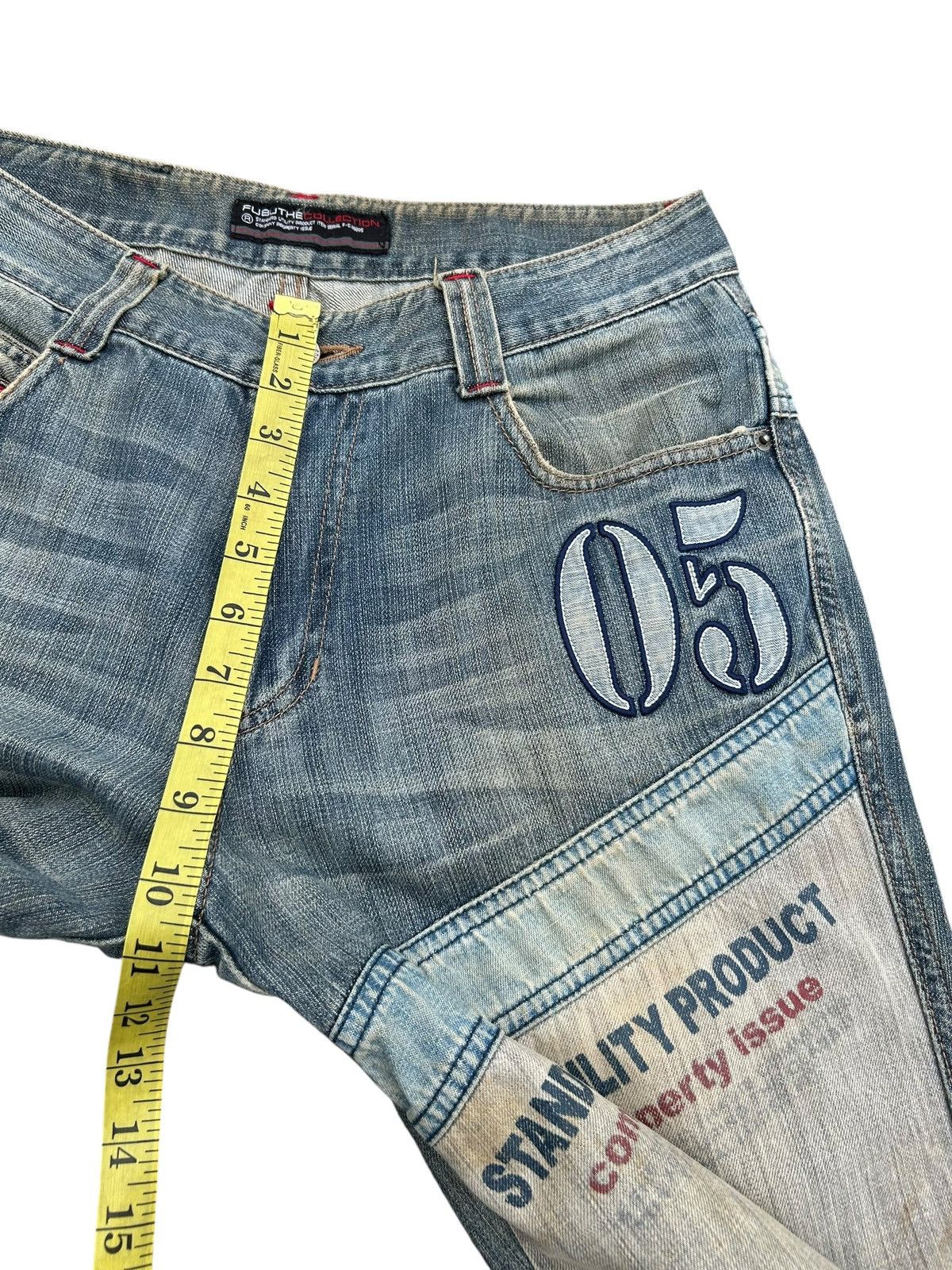 Kapital VINTAGE FUBU JEANS STREETWEAR DIRTY DENIM JEANS Size US 30 / EU 46 - 18 Thumbnail