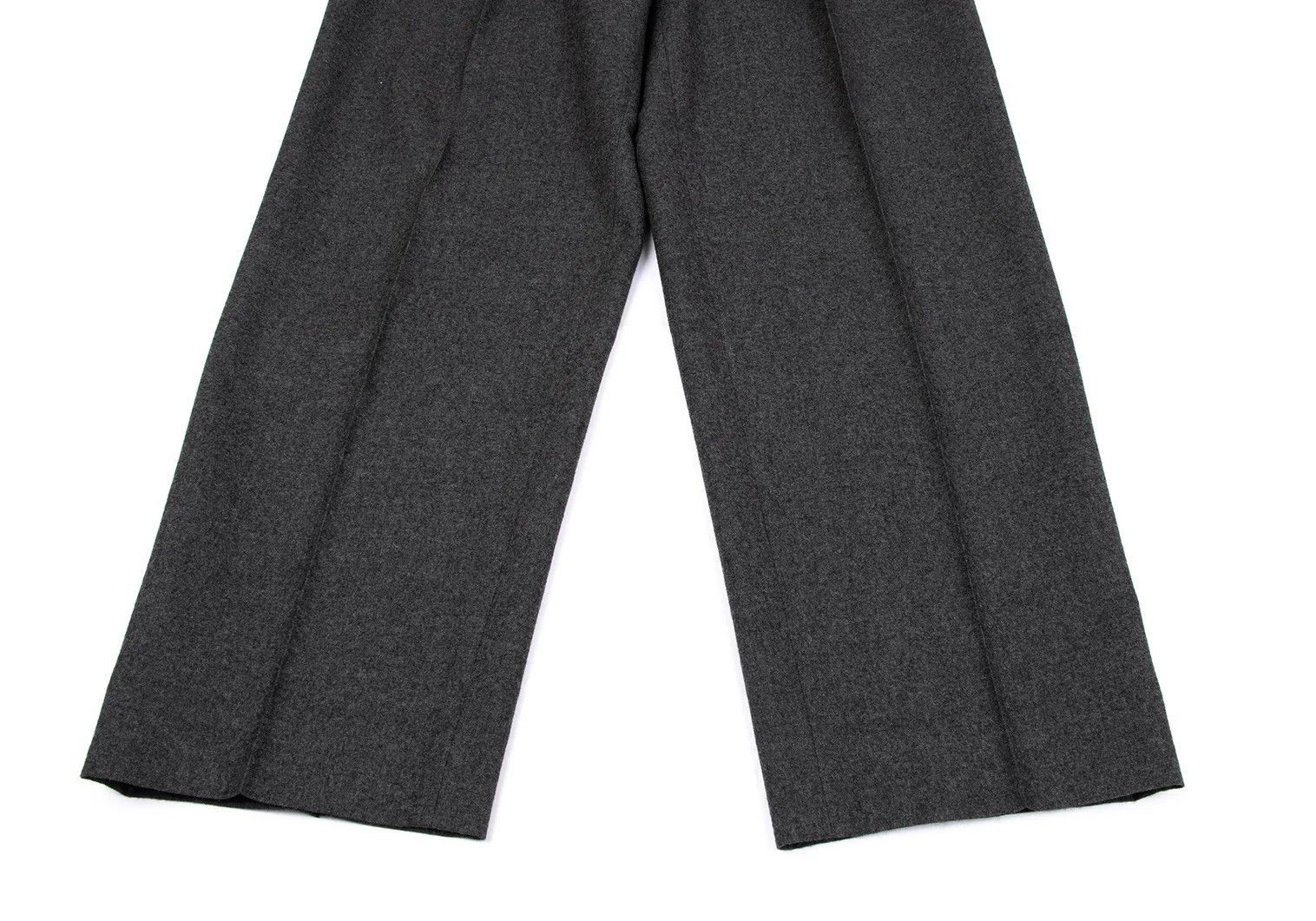 Jean Paul Gaultier Wool Tuck Pants in Gray, Size M Size US 34 / EU 50 - 6 Thumbnail