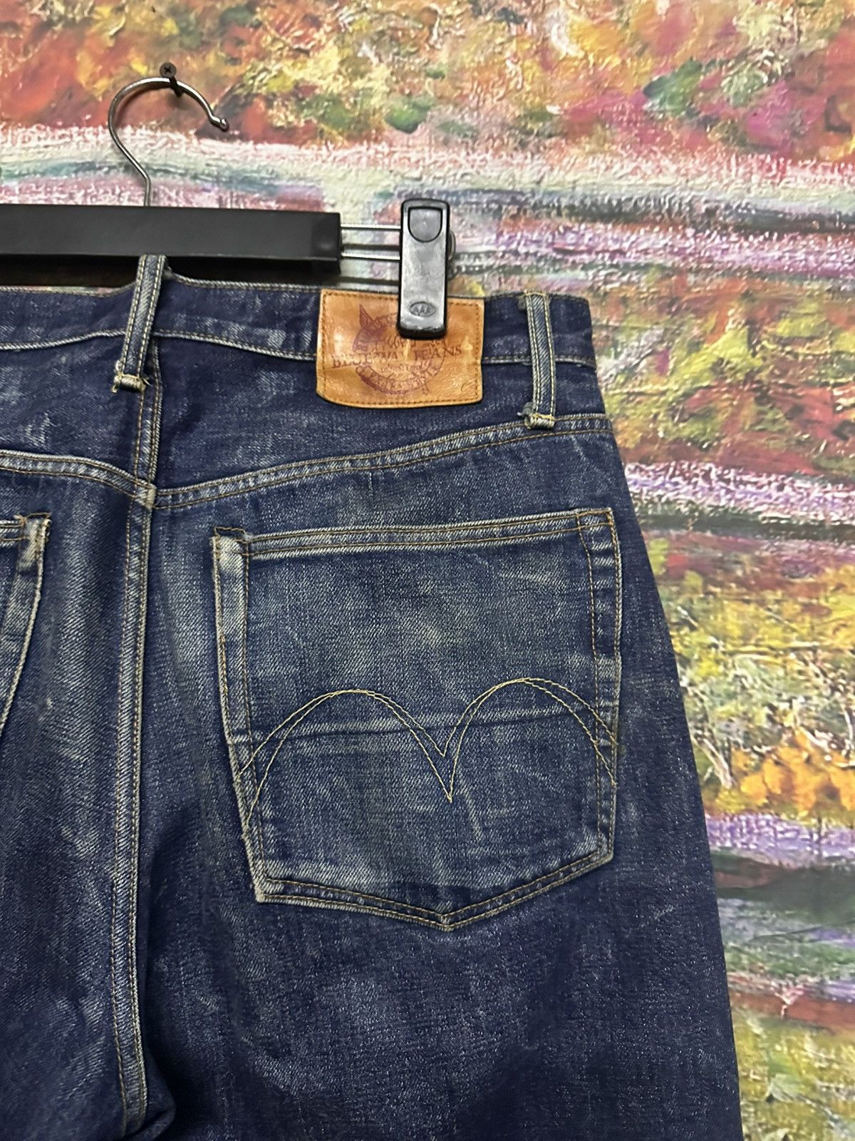 Japanese Brand Vintage Blue Way Jeans Size US 32 / EU 48 - 13 Thumbnail