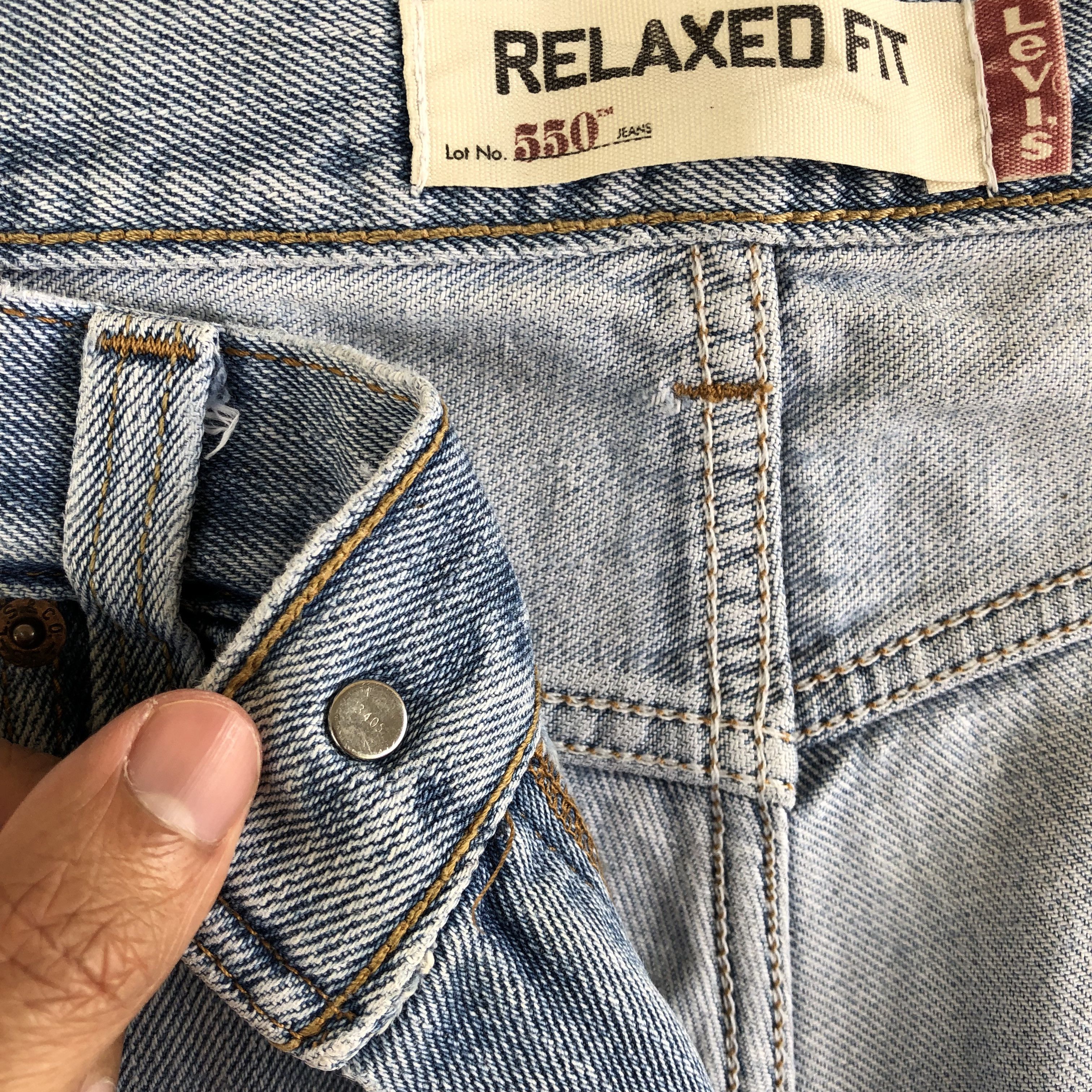 Levi's Vintage Levis Sun Faded Dirty Jeans Levi's Light Wash Denim Size US 34 / EU 50 - 7 Thumbnail