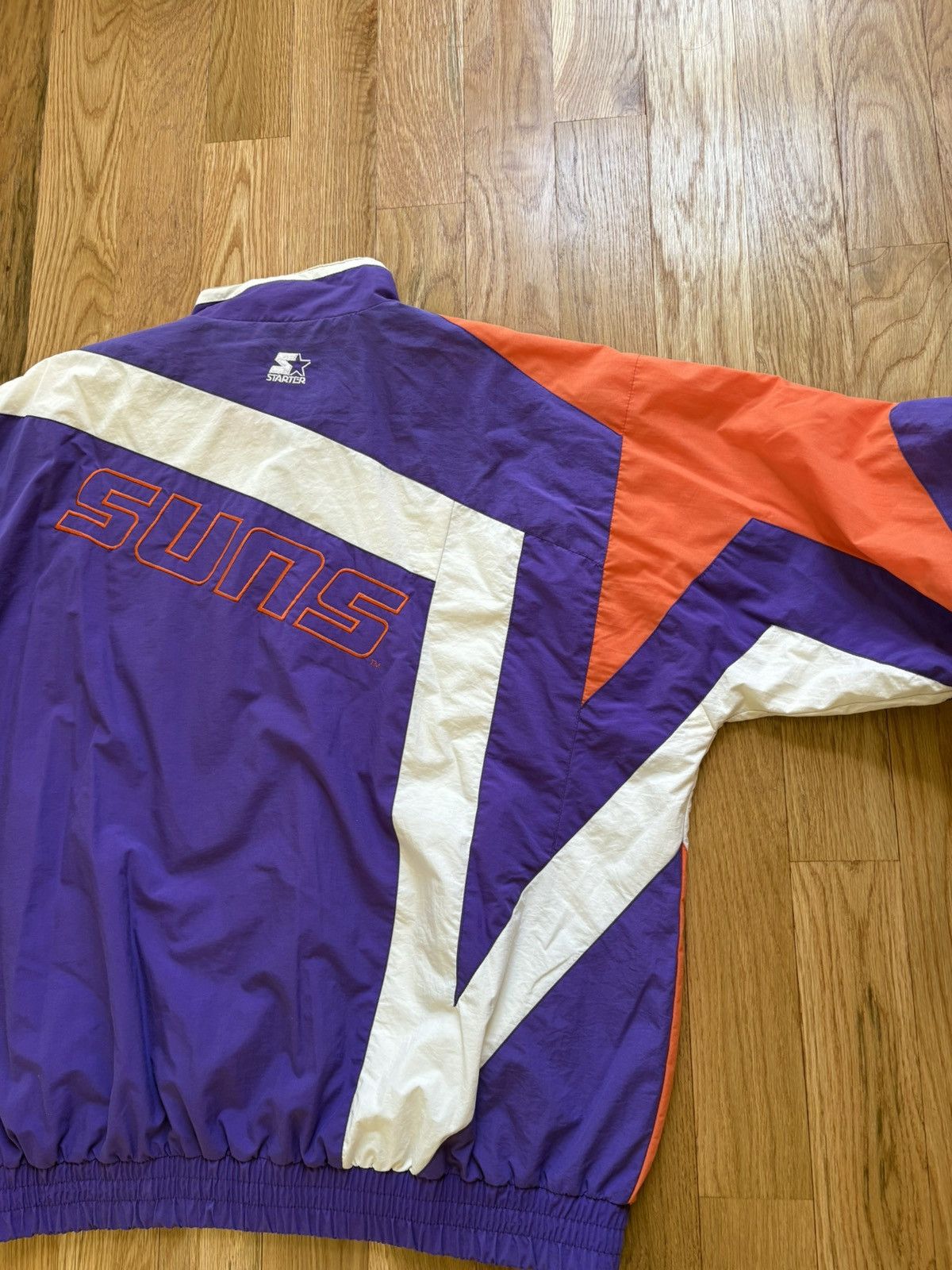 Starter Phoenix Suns NBA Starter Vintage 90s Nylon Windbreaker XL Size US XL / EU 56 / 4 - 13 Thumbnail