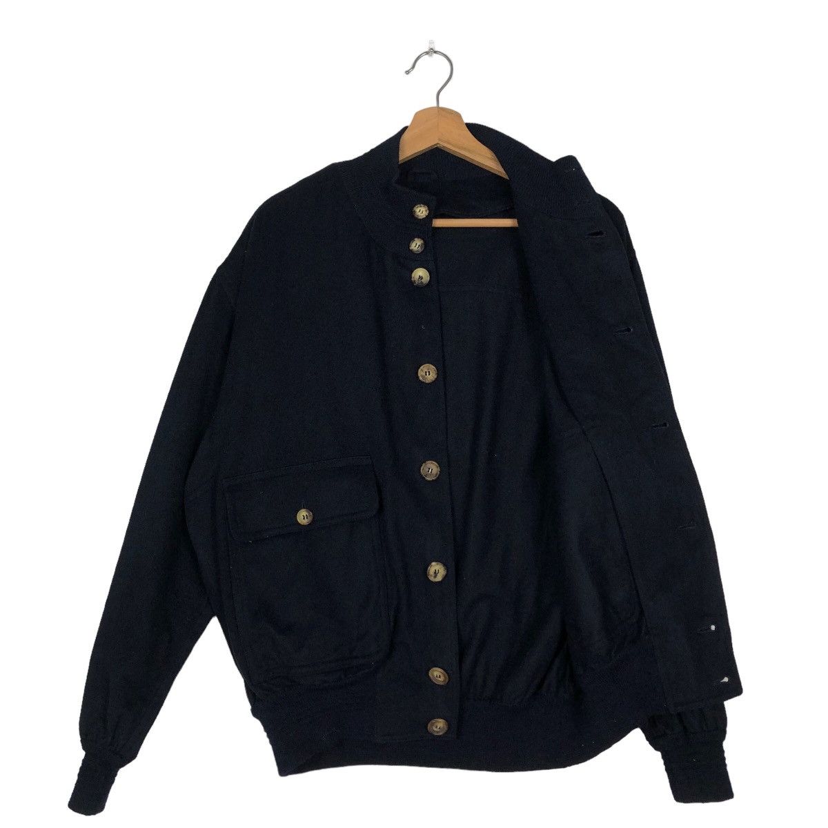 Vintage 🔥90’s Vintage Bomber Cardigan Dunhill Made in Italy Size US M / EU 48-50 / 2 - 9 Thumbnail