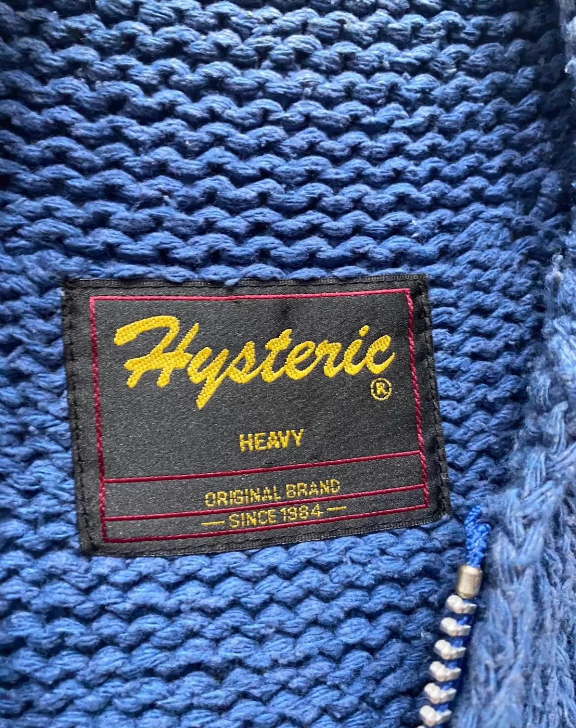 Hysteric Glamour Hysteric Glamour Vtg Zip Sweater Dope Knit Pattern Size US S / EU 44-46 / 1 - 7 Thumbnail