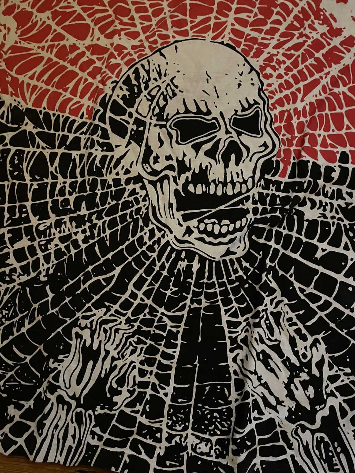 Warren Lotas Skull Spiderweb Tee Size US XXL / EU 58 / 5 - 1 Thumbnail