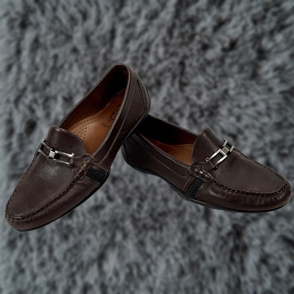 Allen Edmonds Allen Edmonds Highway 1 Casual Horsebit Driving Loafers Brown Leather 7.5 EE Mens Shoes Size US 8 / EU 41 - 1 Thumbnail