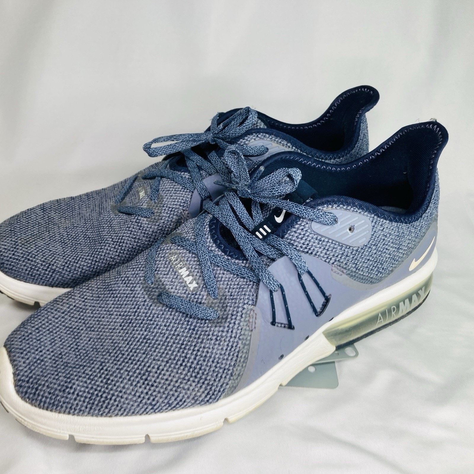 Nike Nike Air Max Sequent 3 - Obsidian/Summit White - Size 10.5 Size US 10.5 / EU 43-44 - 5 Thumbnail