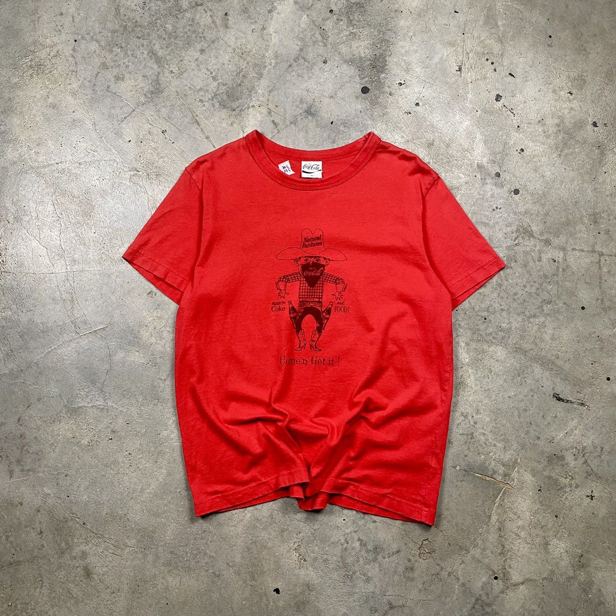 Coca Cola × GU × Japanese Brand GU Cowboy Coca Cola Boxy Crewneck Tee Size US S / EU 44-46 / 1 - 1 Thumbnail